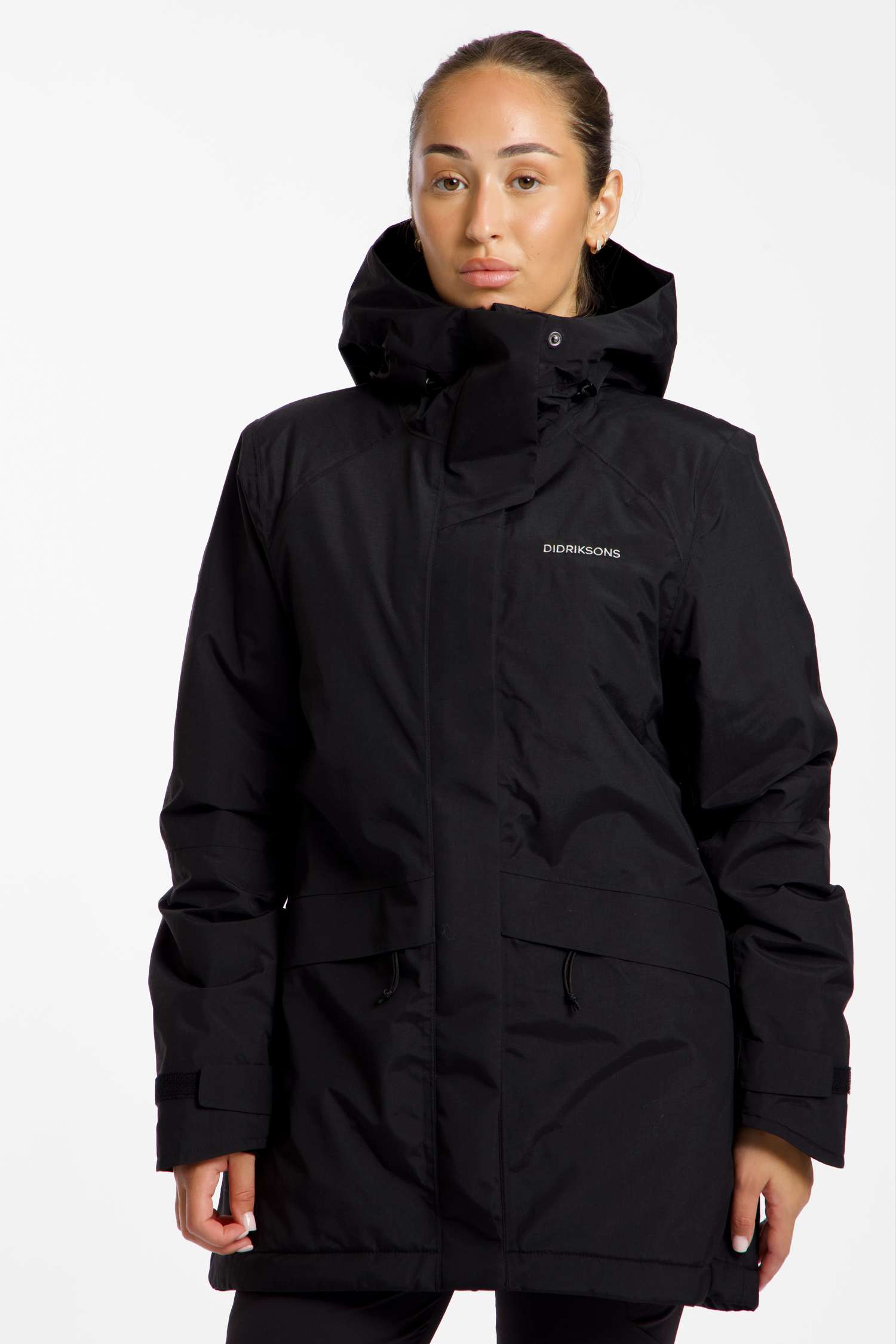 Image of Didriksons Essa Damen Outdoorjacke Schwarz, Damen, Größe: 34