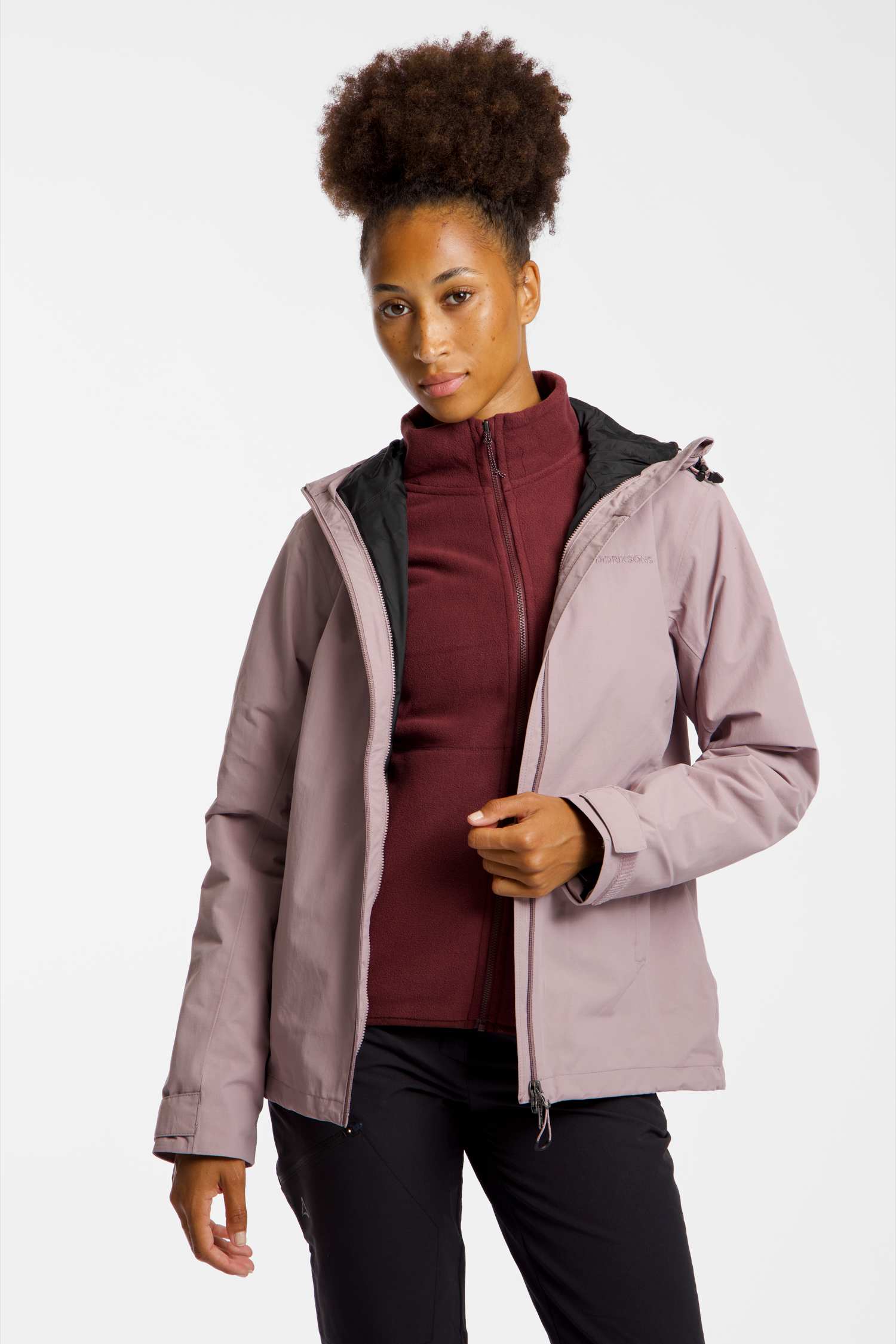 Image of Didriksons Trinya 3in1 Damen Outdoorjacke Pink, Damen, Größe: 34