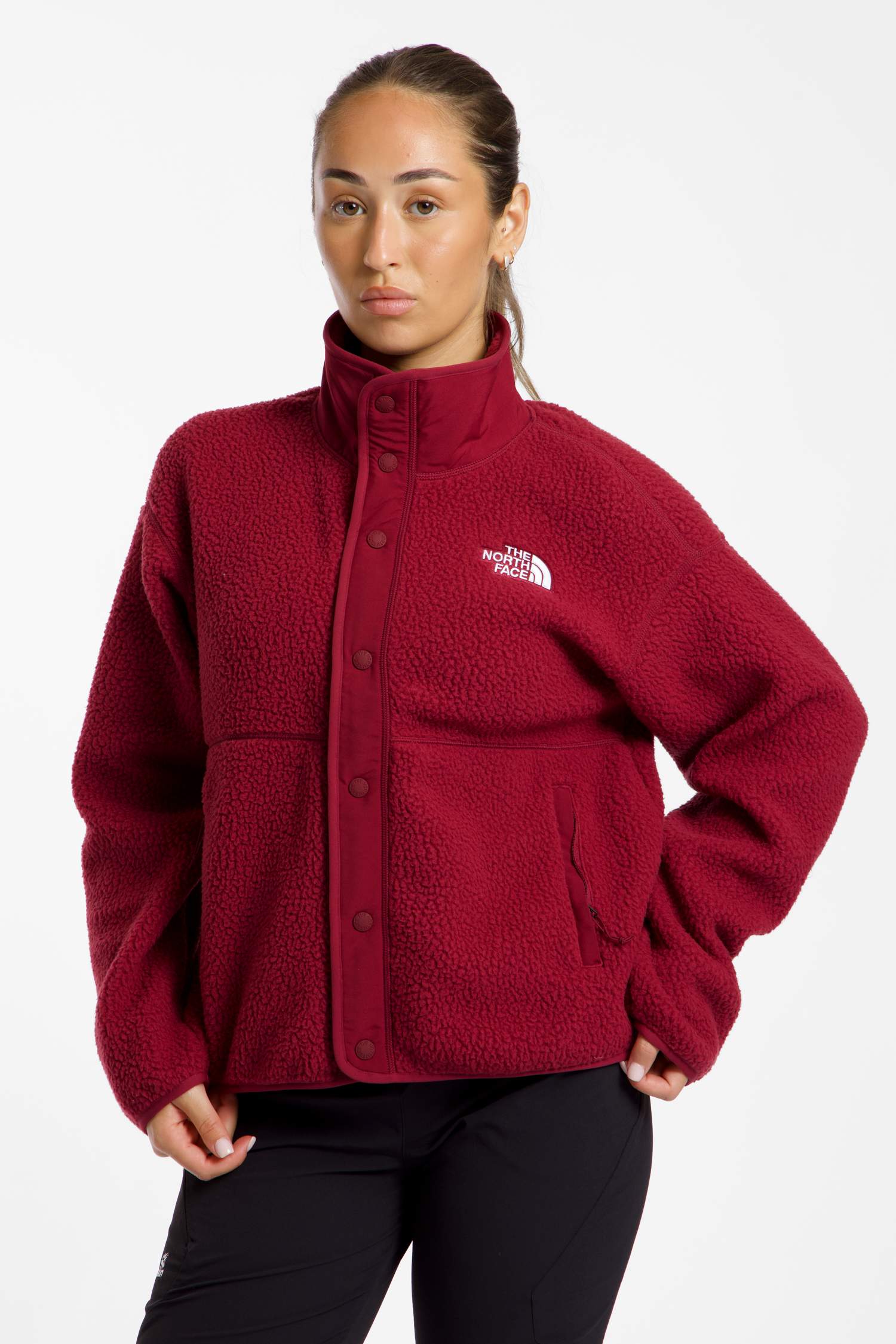 Image of The North Face Cragmont Snap Front Damen Midlayer Bordeaux, Damen, Größe: L