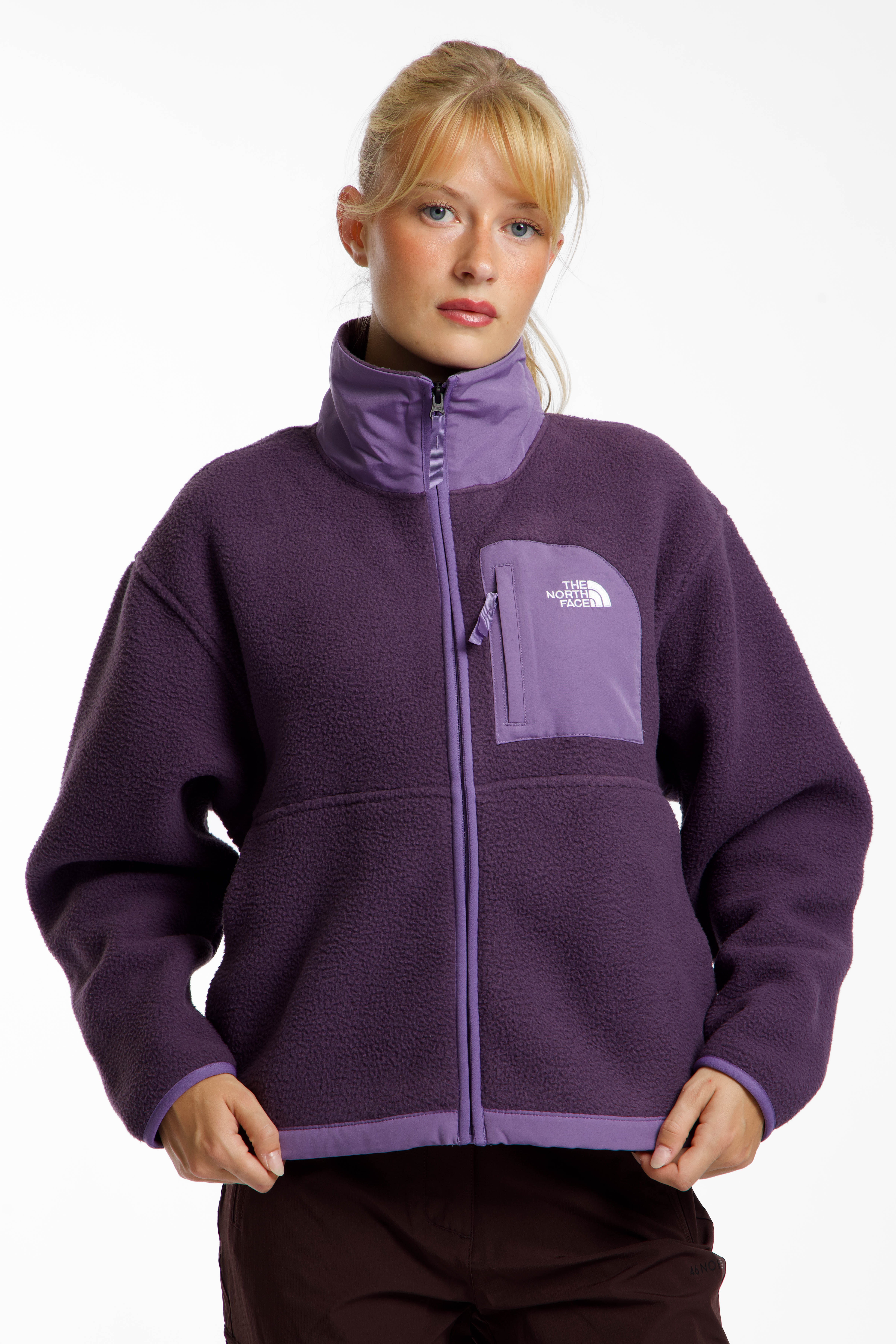 The North Face Yumiori Off-Peak Full-Zip Damen Midlayer Lila, Damen, Größe: XL