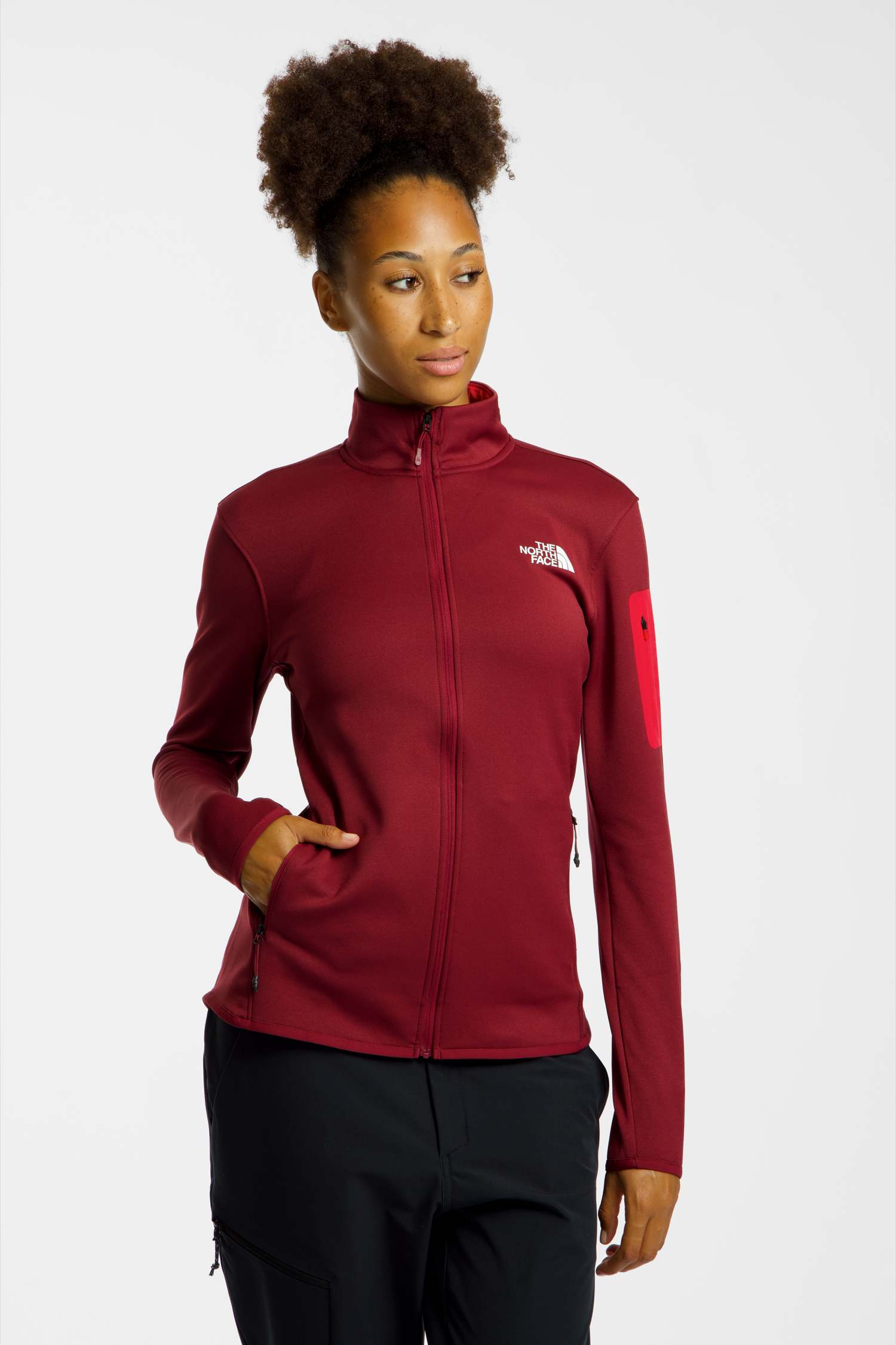 Image of The North Face Mistyescape Damen Midlayer Rot, Damen, Größe: L