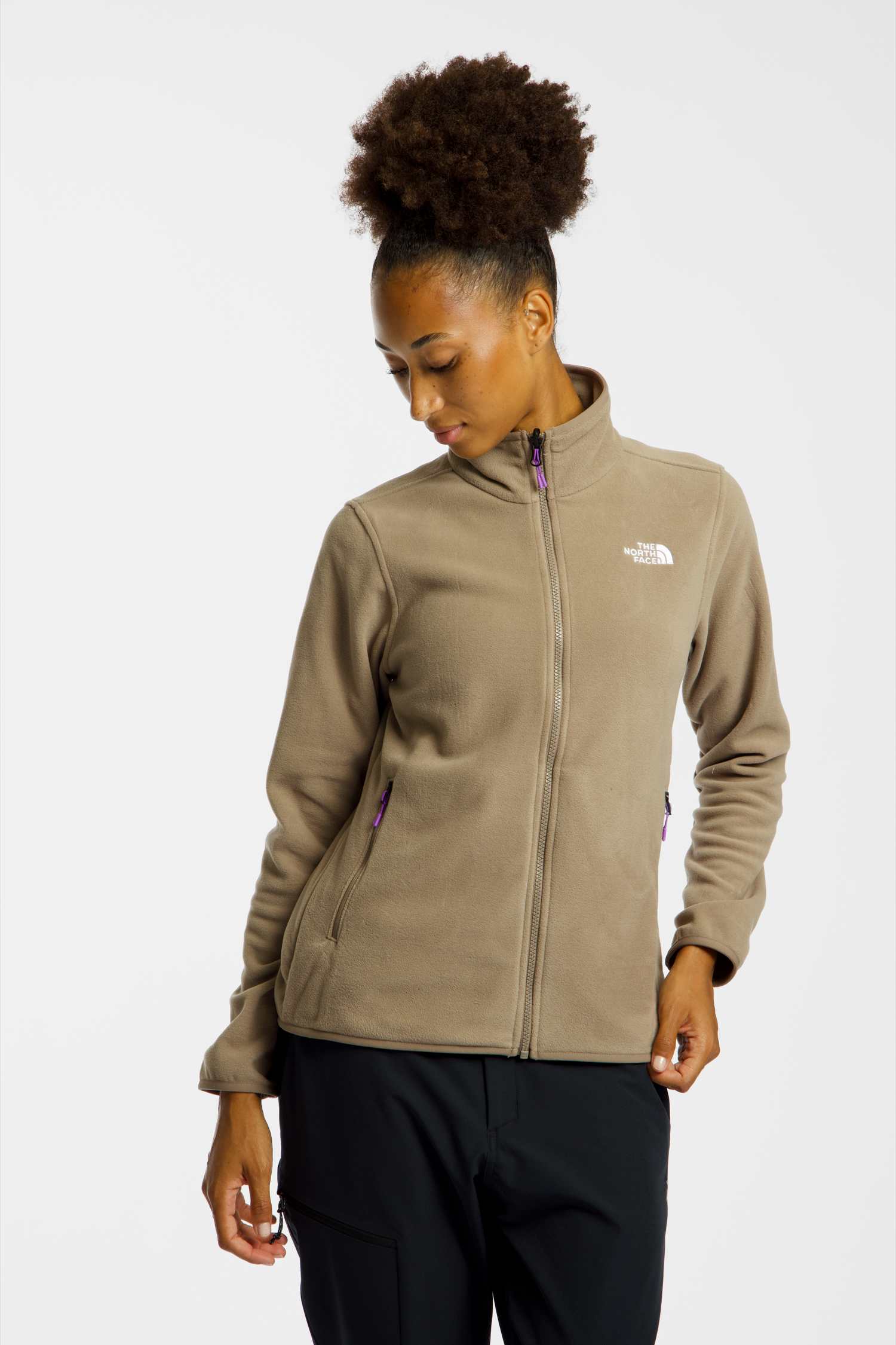 Image of The North Face Glacier Fleece Damen Midlayer Braun, Damen, Größe: L