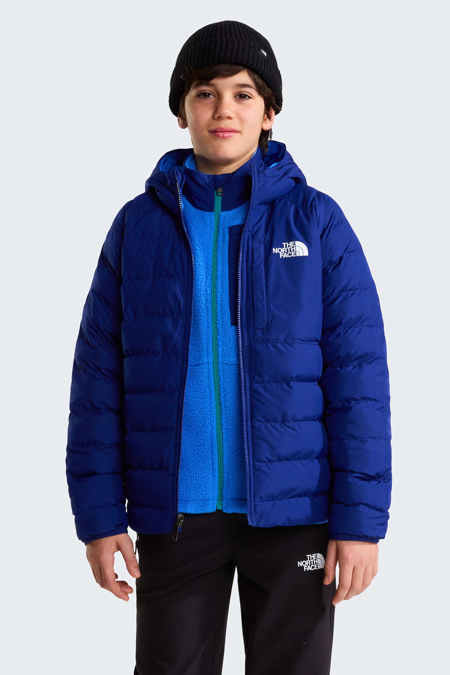 Image of The North Face Perrito Reversible Kinder Outdoorjacke Blau, , Größe: L