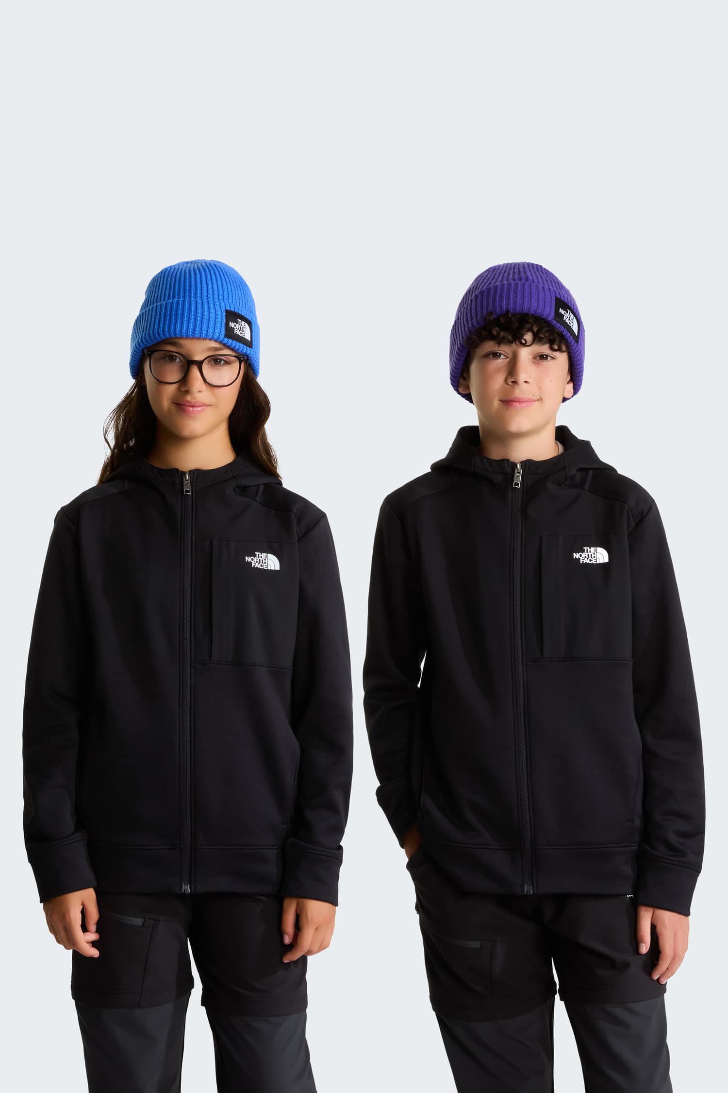 Image of The North Face Performance Fleece Hooded Kinder Midlayer Schwarz, , Größe: XL