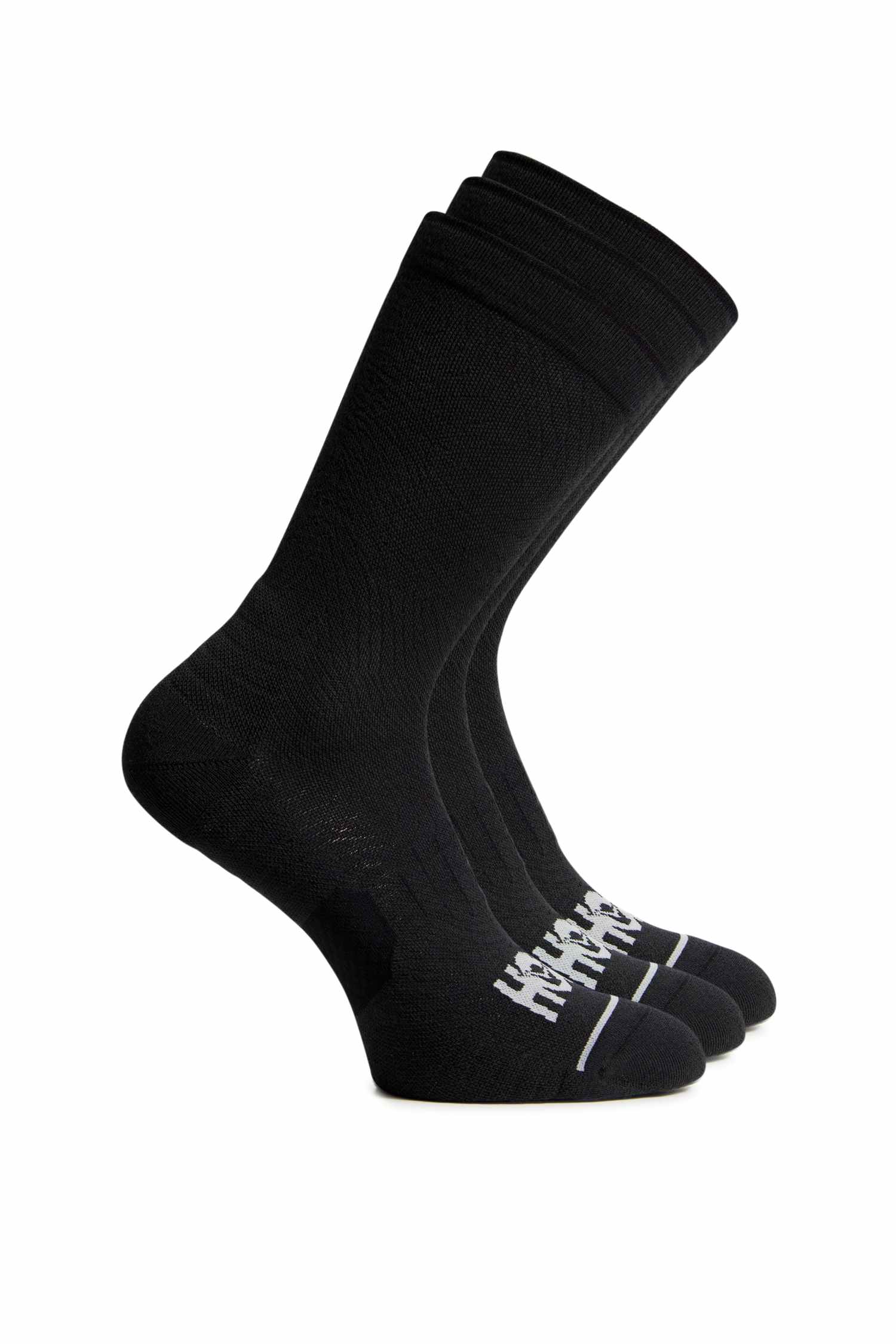 HOKA 3-Pack Run 34-46 Laufsocken Schwarz, Herren, Größe: II
