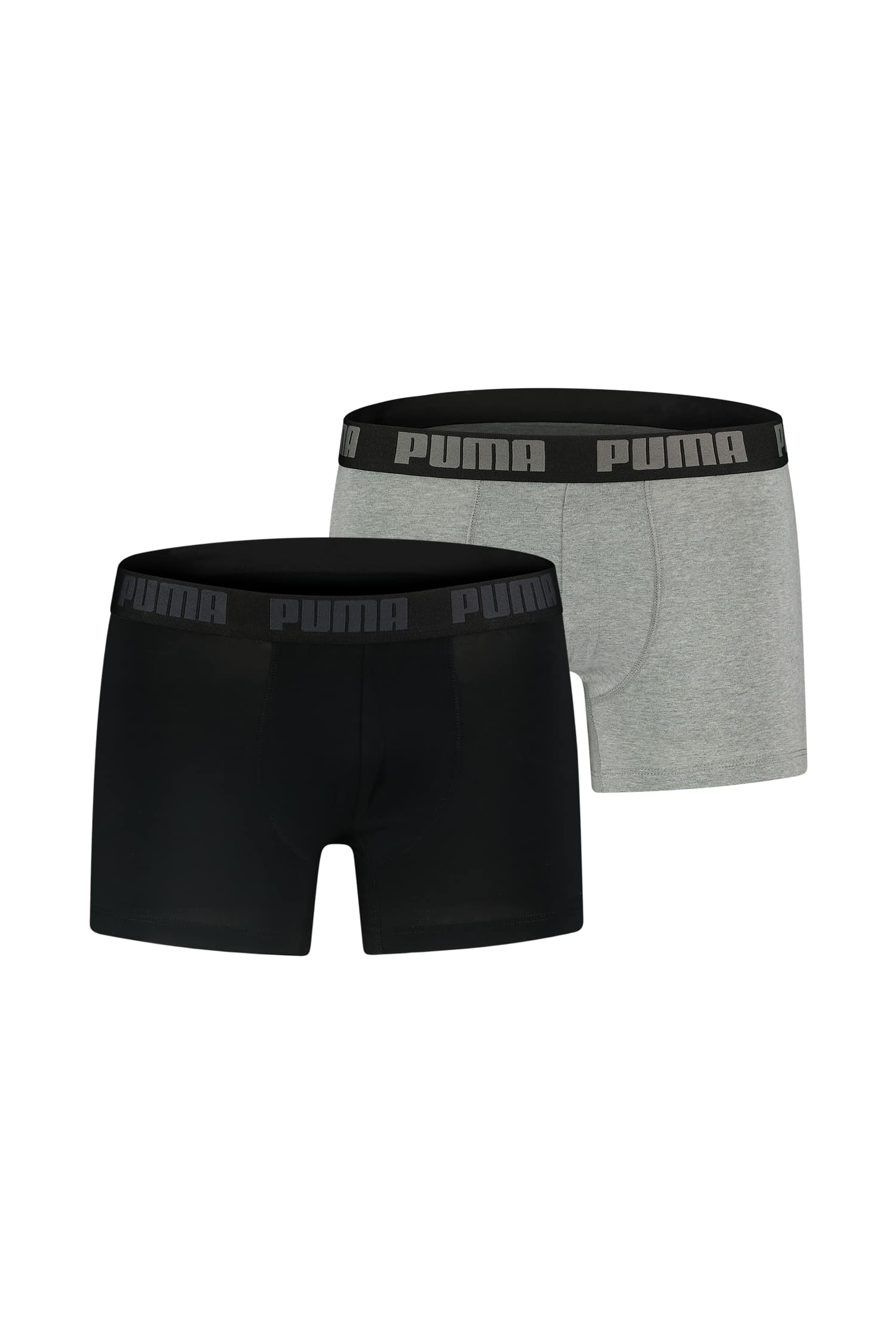 PUMA 2-Pack Everyday Basic Herren Boxershort Grau, Herren, Größe: S