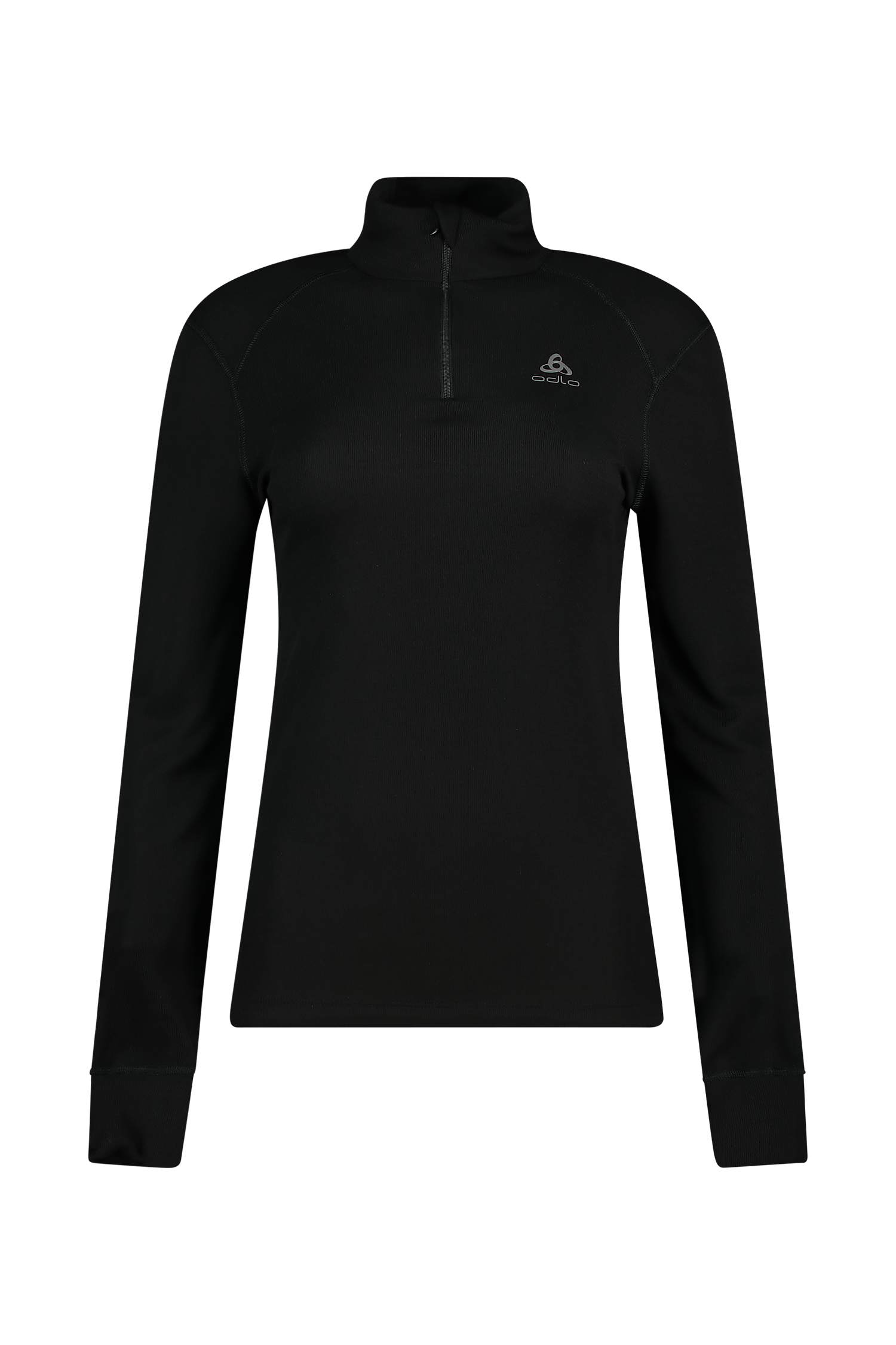 Image of Odlo Active Warm Half-Zip Damen Thermo Longsleeve Schwarz, Damen, Größe: L