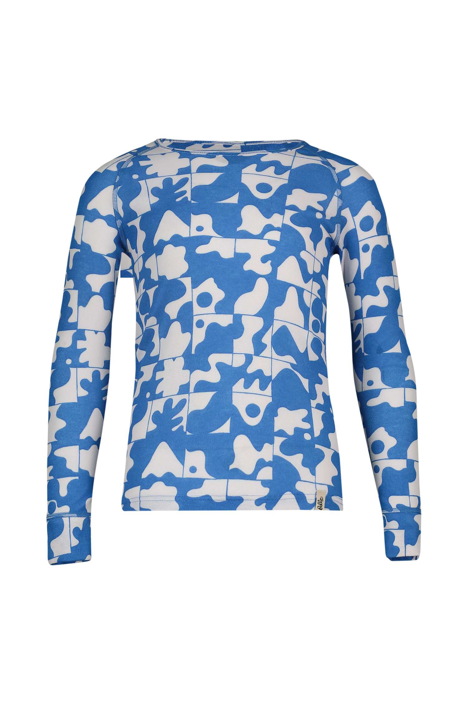 Image of Odlo Active Warm Graphic Kinder Thermo Longsleeve Blau, , Größe: 104