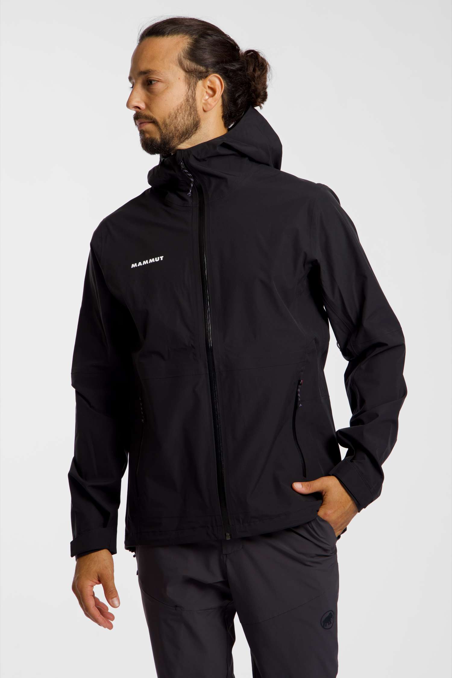 Image of MAMMUT Lucendro Guide Hooded Herren Outdoorjacke Schwarz, Herren, Größe: L