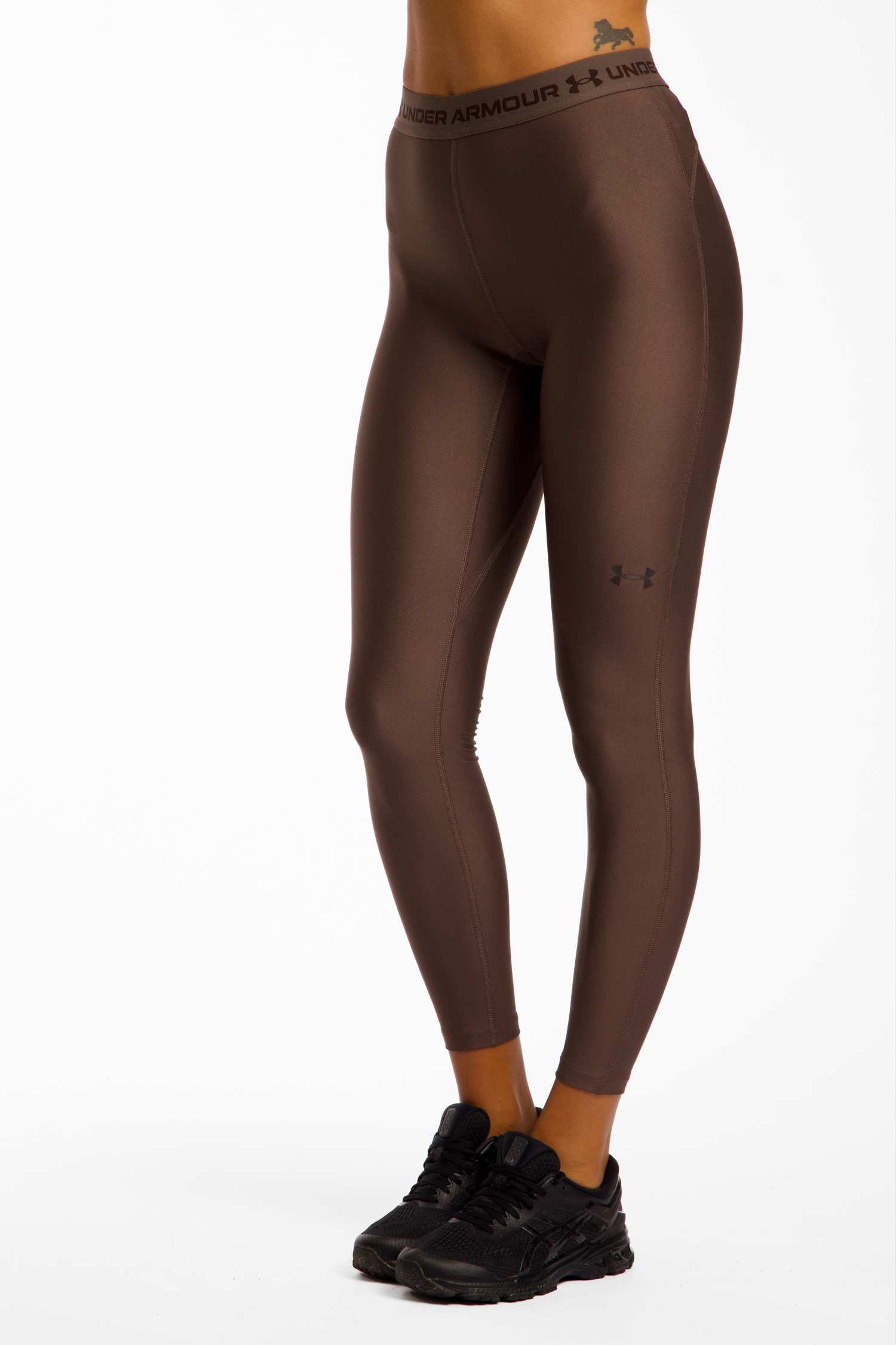Image of Under Armour HeatGear® Damen Tight Braun, Damen, Größe: L