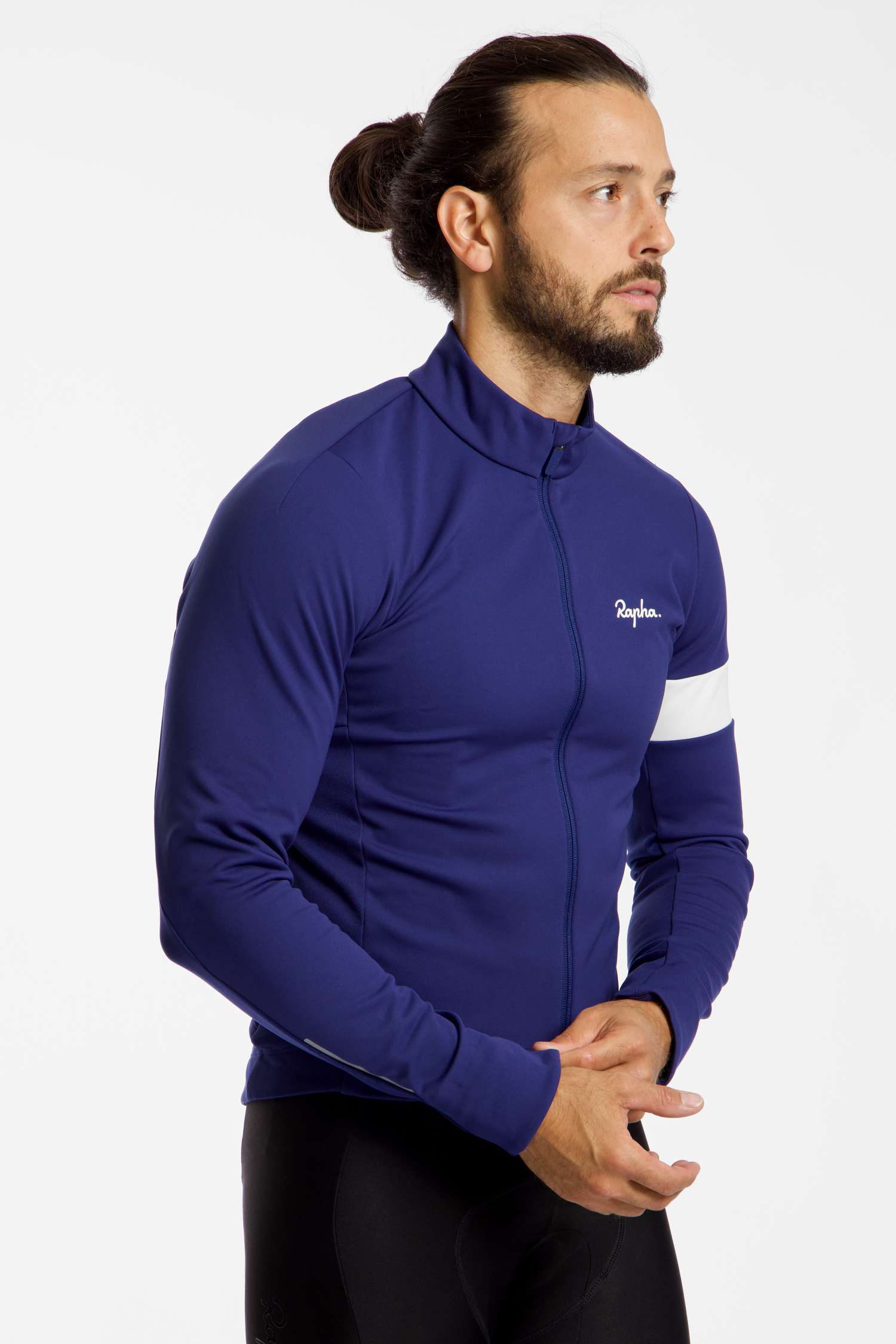 Image of Rapha Core Winter Herren Bikejacke Blau, Herren, Größe: L