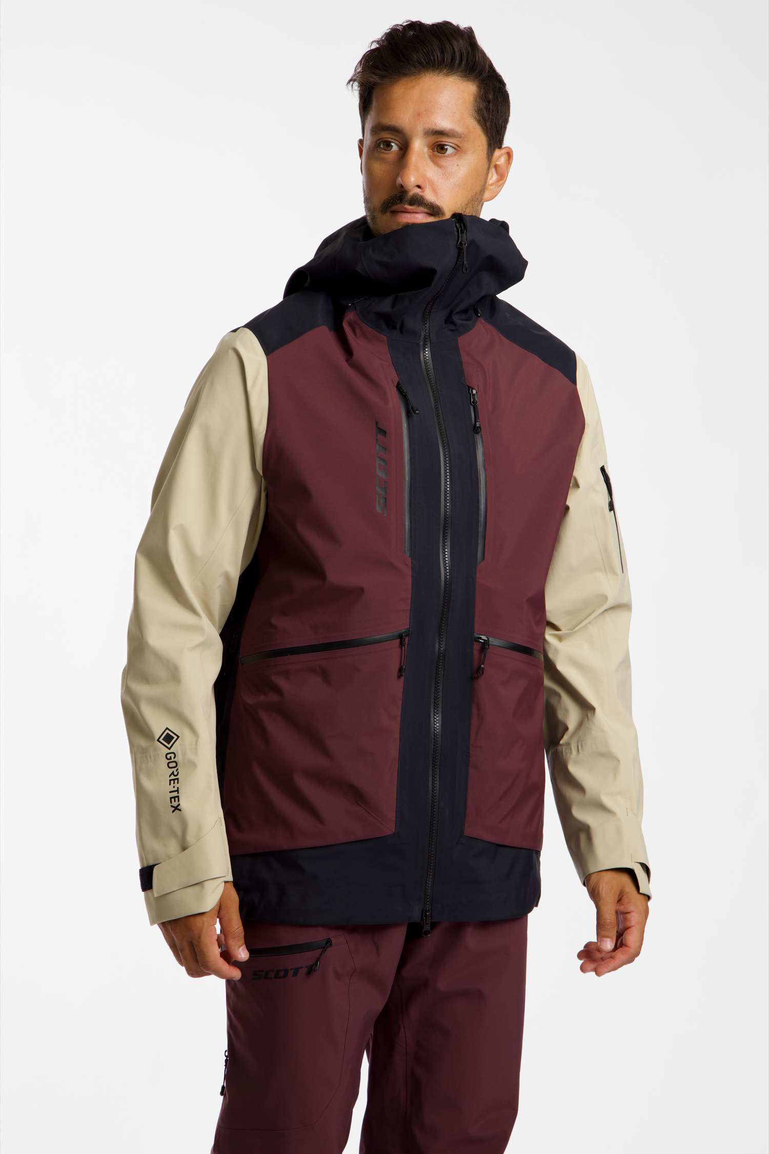 Image of SCOTT Vertic 3L Gore-Tex® Herren Freeridejacke Braun, Herren, Größe: L