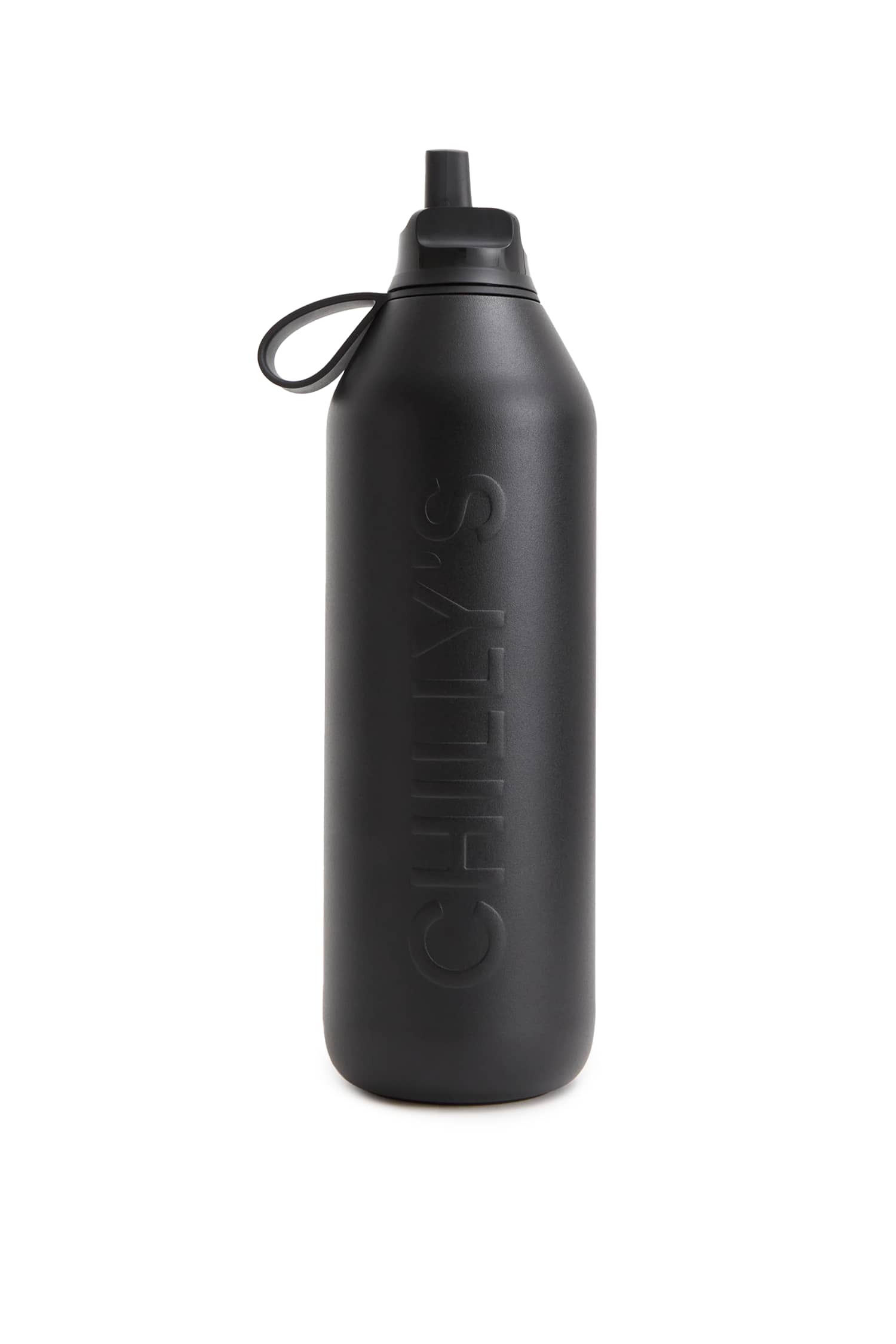 Image of Chilly`s Series 3 Flip 1000 ml Trinkflasche Schwarz, Herren, Größe: ONE SIZE