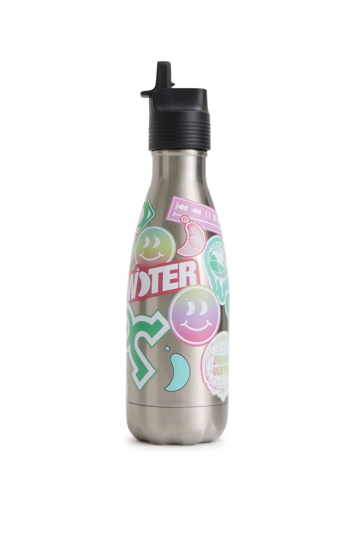 Chilly`s Original 350 ml Kinder Trinkflasche Silber, , Größe: ONE SIZE