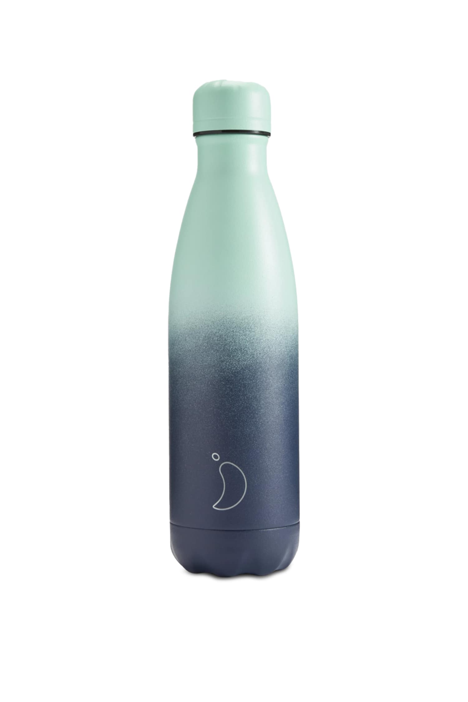 Chilly`s Gradient 500 ml Trinkflasche Blau, Herren, Größe: ONE SIZE