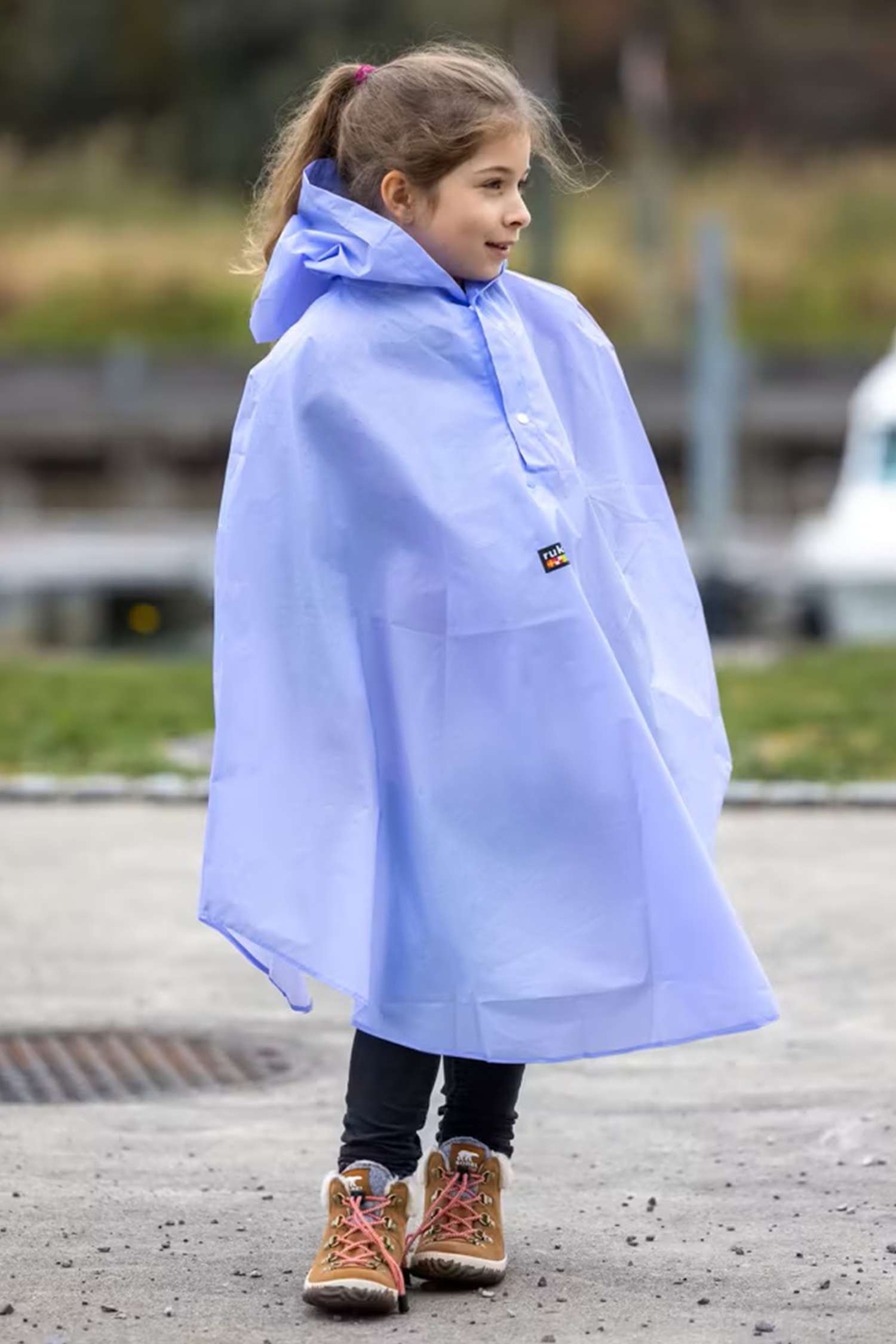 RUKKA Eva Kinder Regenponcho Lila, , Größe: ONE SIZE