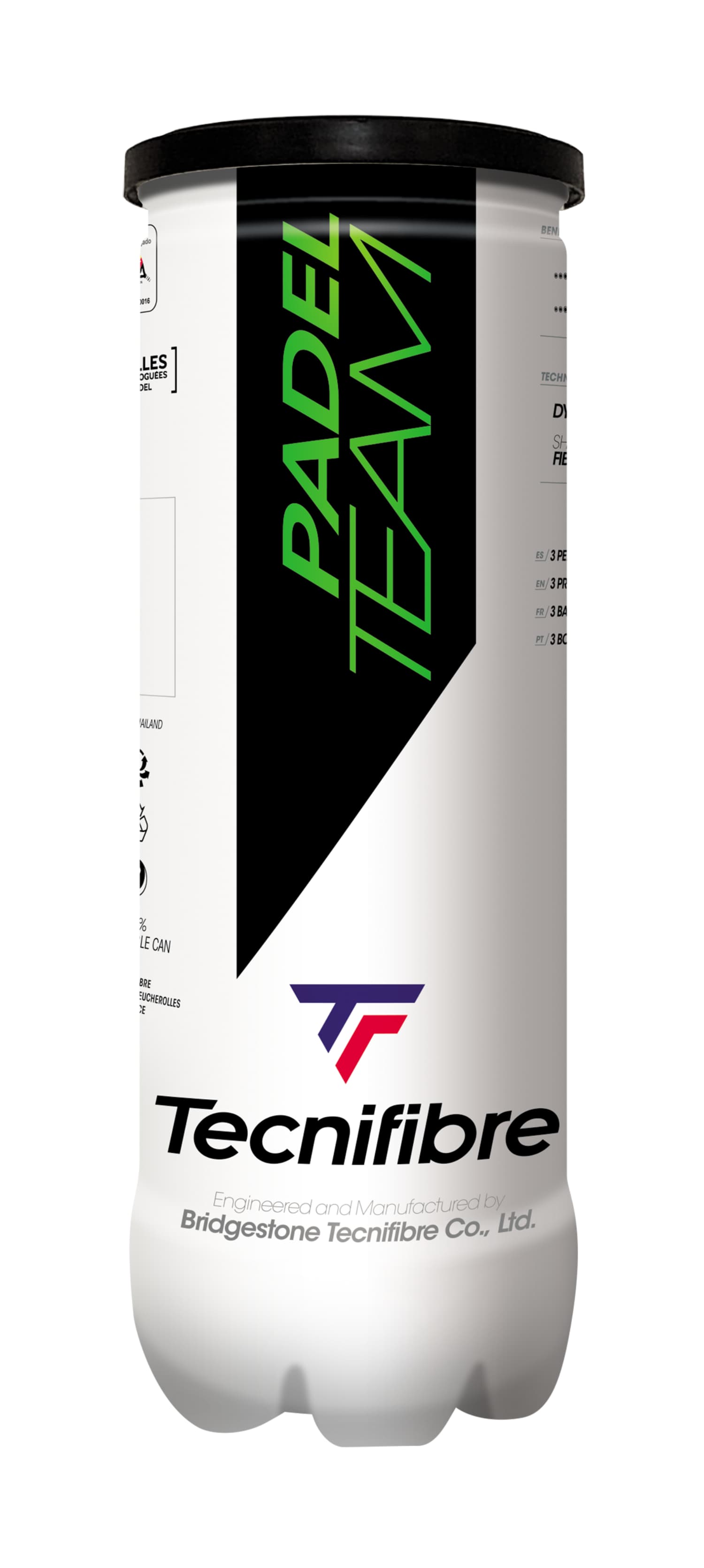 Tecnifibre Padel Team Padelball Gelb, Herren, Größe: ONE SIZE
