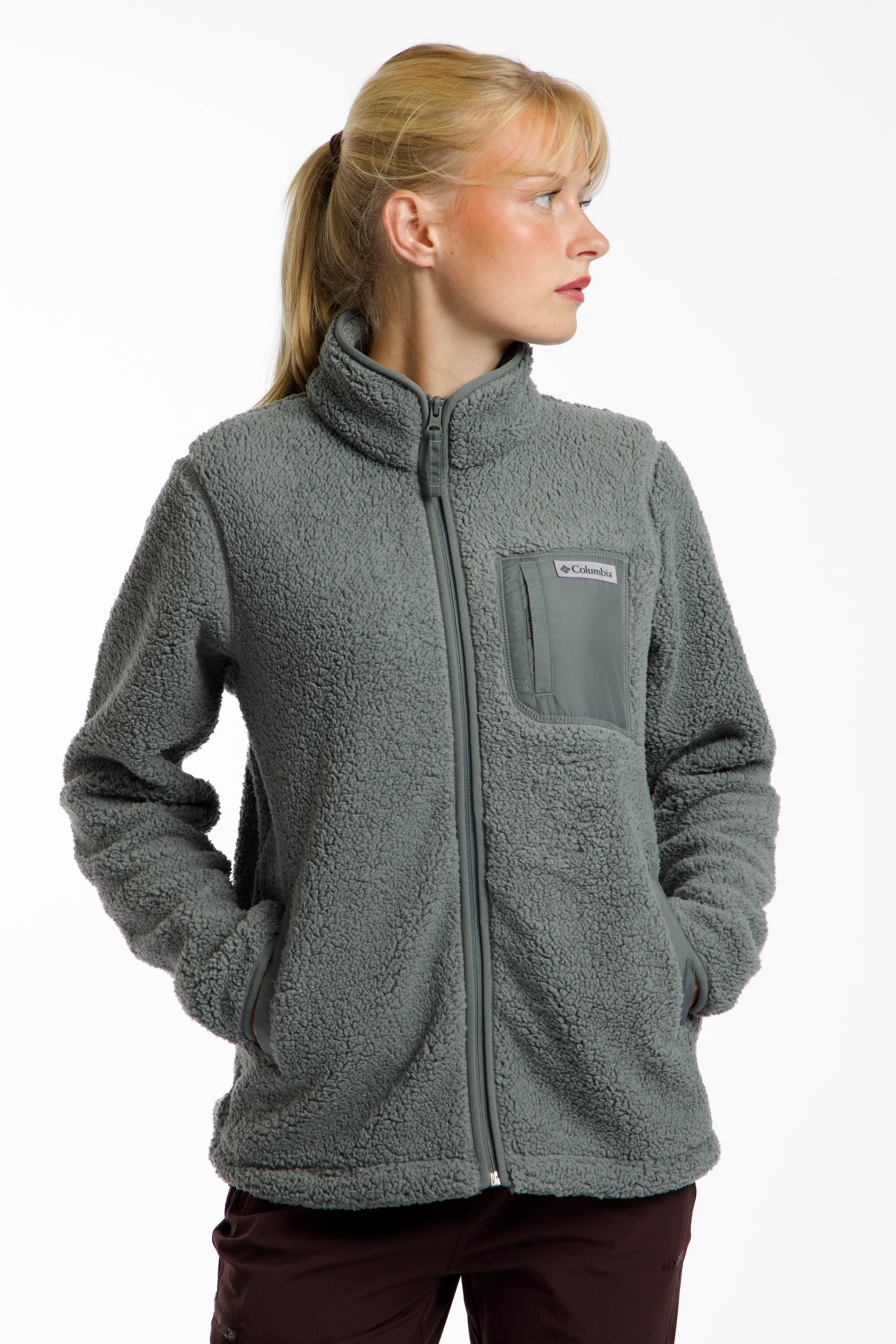 Image of Columbia West Bend™ Full Zip II Damen Midlayer Grau, Damen, Größe: L