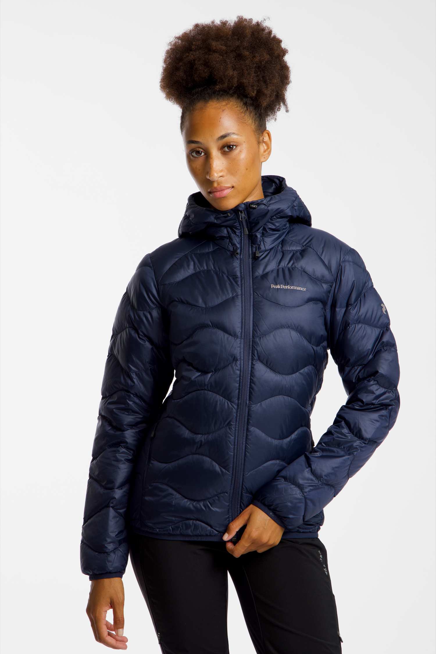 Image of PEAK PERFORMANCE Helium Down Hood Damen Daunenjacke Blau, Damen, Größe: L