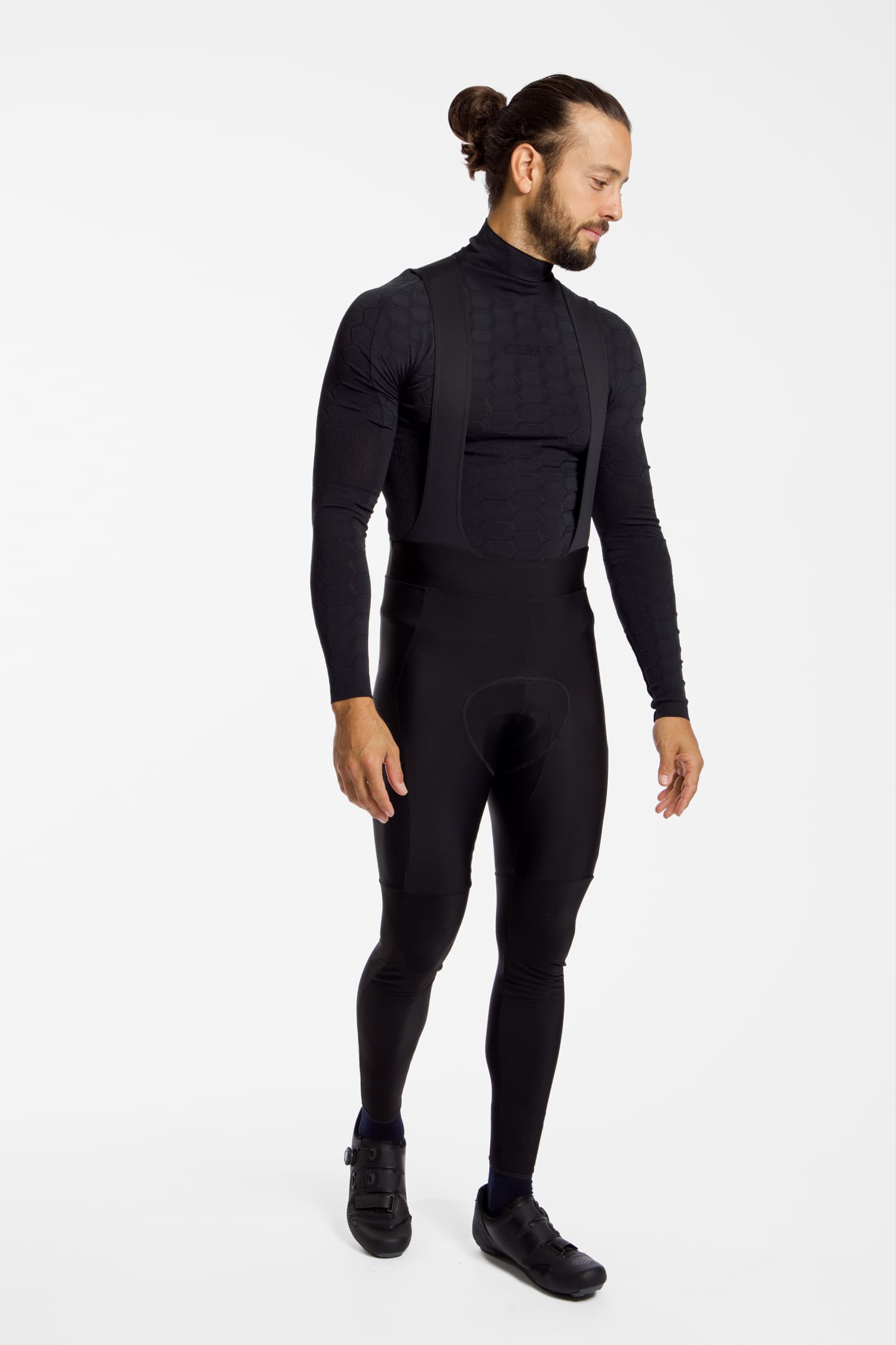 Image of Rapha Core Winter Herren Bib Tight Schwarz, Herren, Größe: L