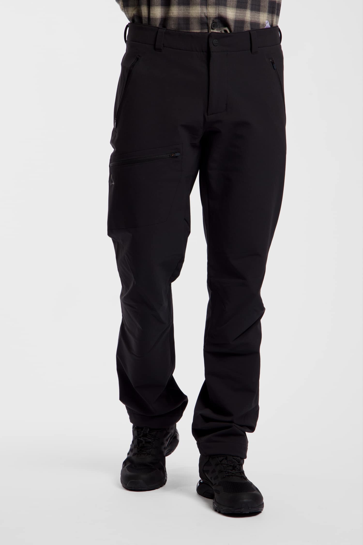 Image of Schöffel Folkstone Warm Kurzgrösse Herren Wanderhose Schwarz, Herren, Größe: 48K