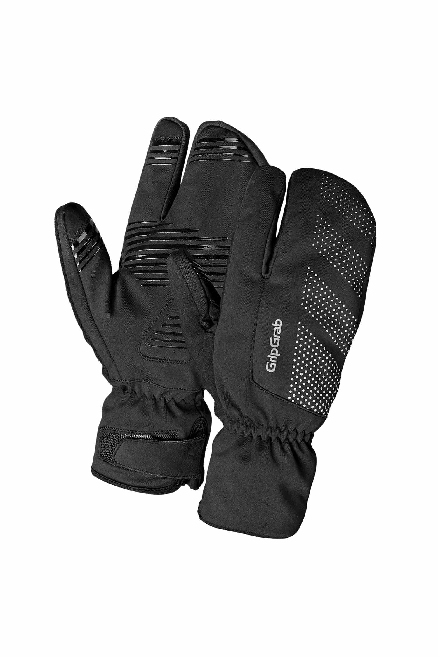 Image of GripGrab RIDE Windproof Deep Winter Bikehandschuhe Schwarz, Herren, Größe: 10