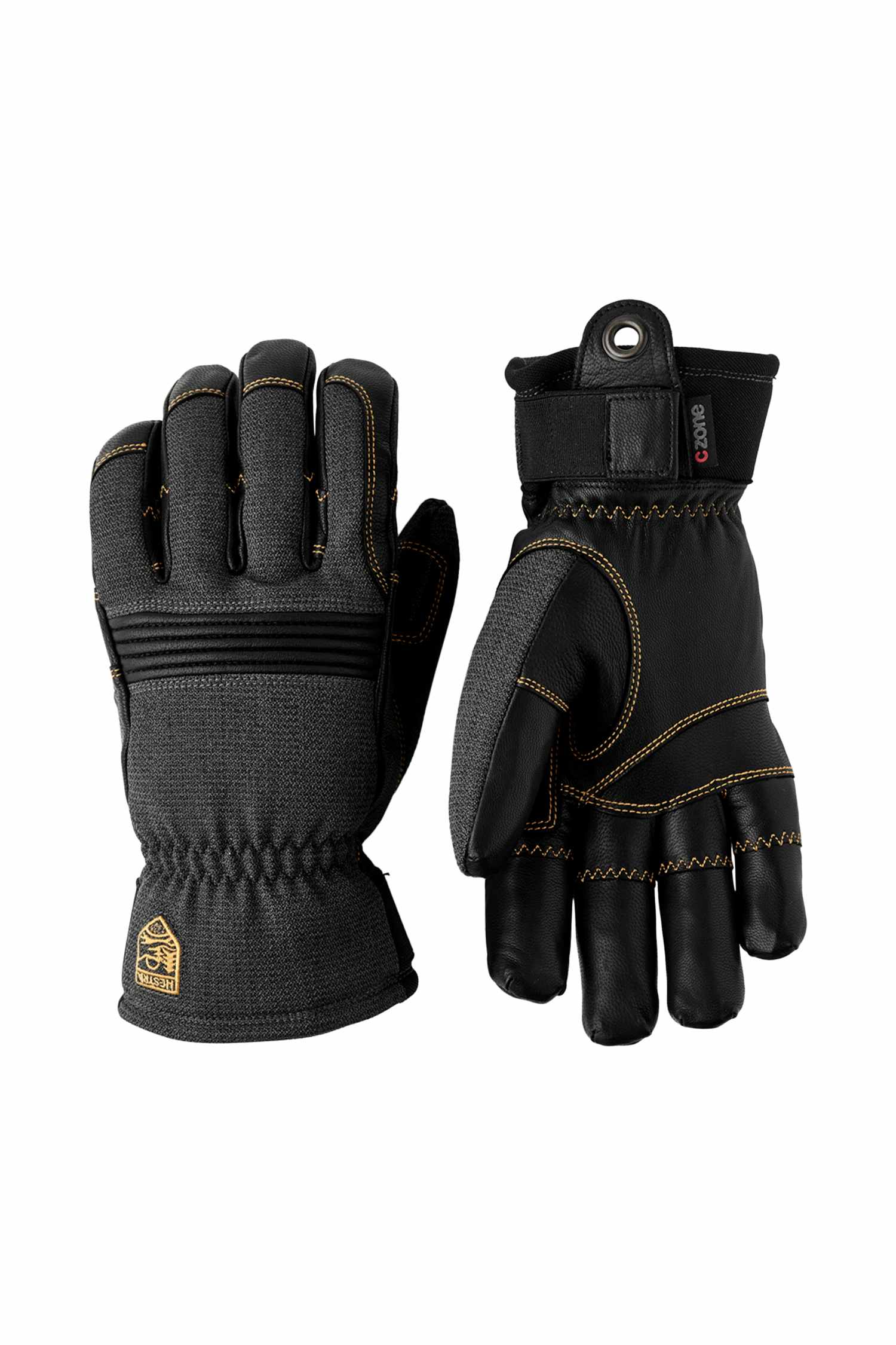 Image of Hestra CZone Couloir 5 Finger Damen Skihandschuh Anthrazit, Damen, Größe: 6