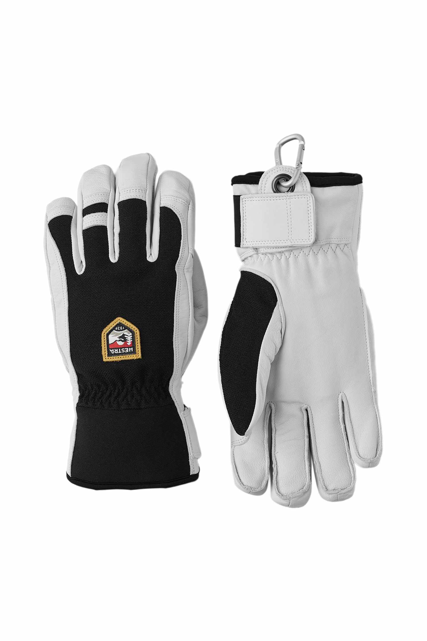 Image of Hestra Army Leather Patrol 5 Finger Damen Skihandschuh Schwarz, Damen, Größe: 6