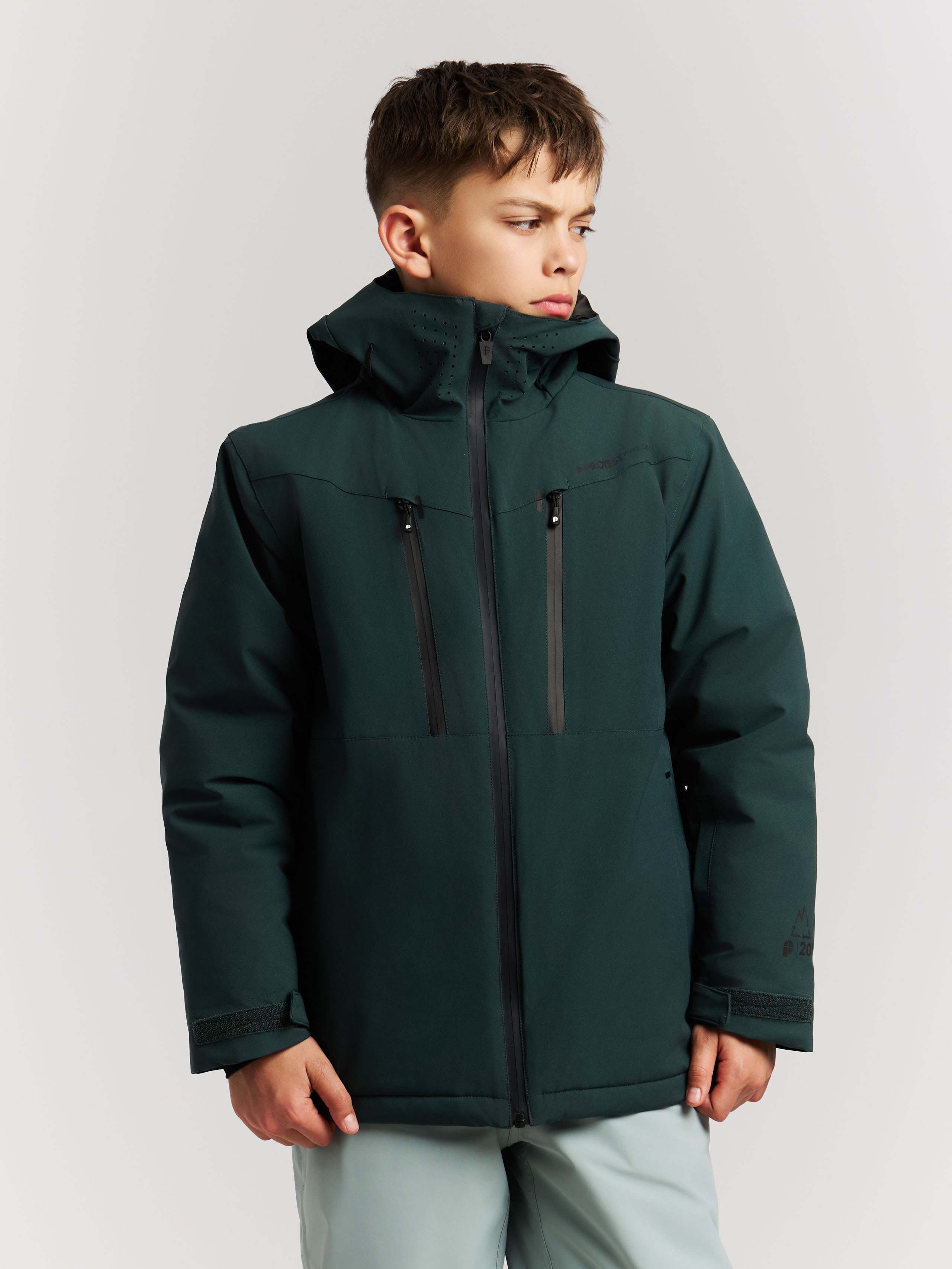 Image of PROTEST PRTWixan Kinder Ski-/Snowboardjacke Dunkelgrün, , Größe: 128