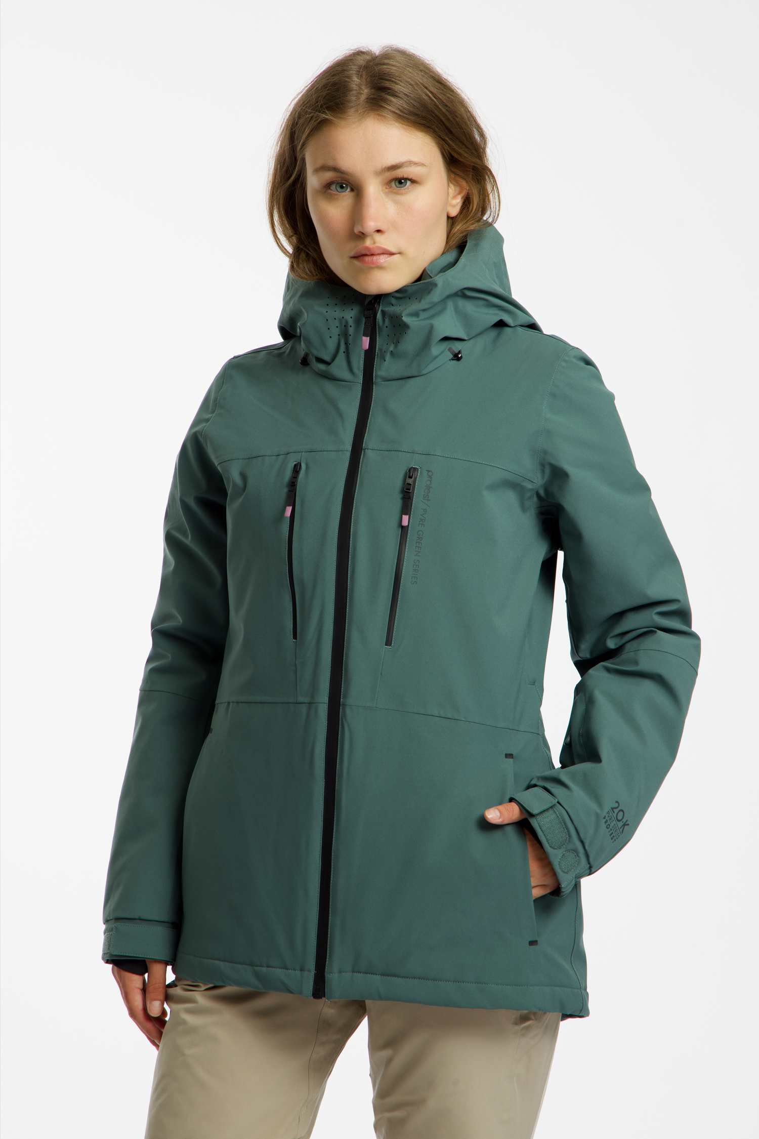 Image of PROTEST PRTBEVERLY Damen Ski-/Snowboardjacke Grün, Damen, Größe: L