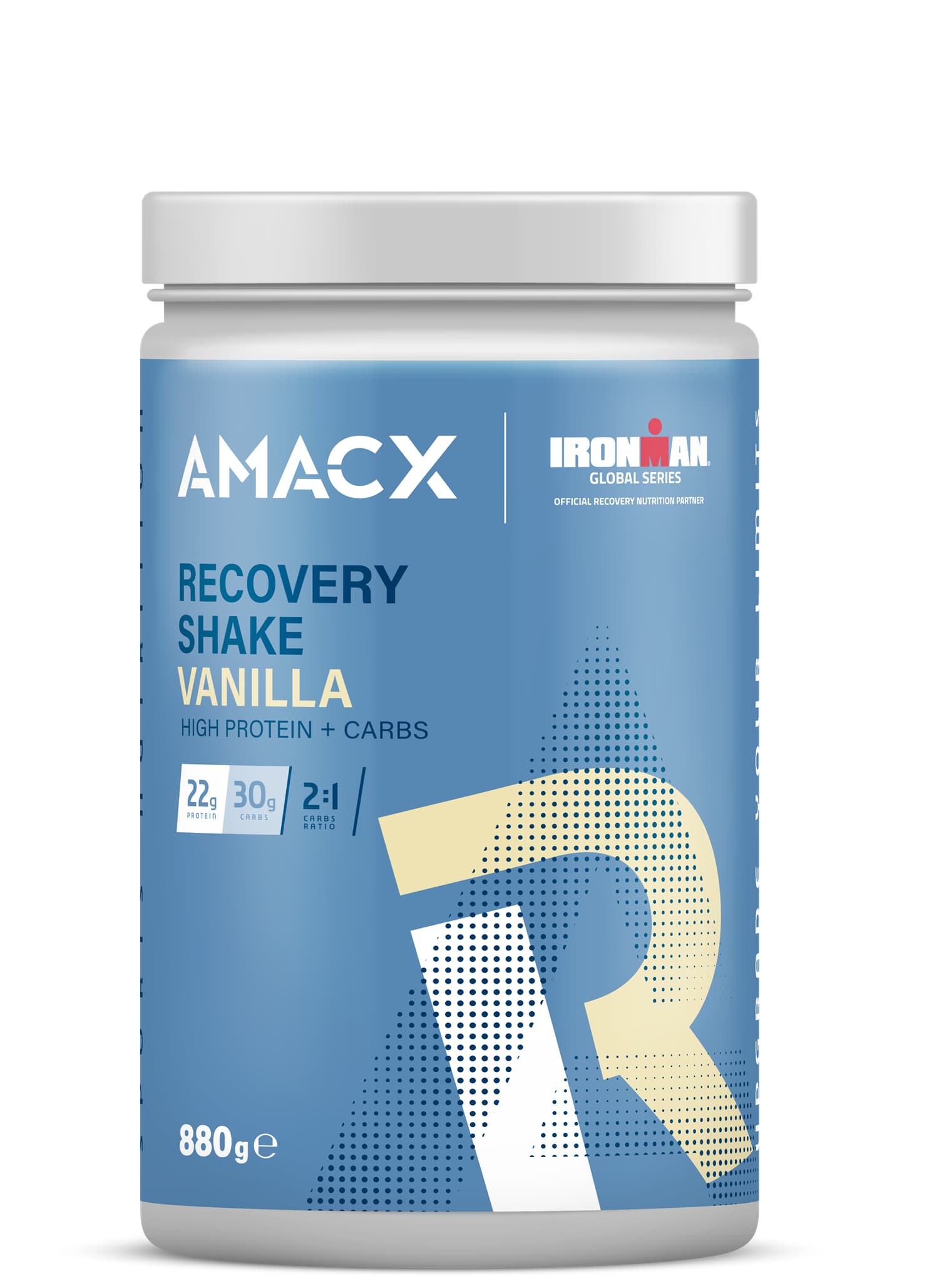 AMACX Recovery Shake Vanilla 880 g Proteinpräparat Blau, Herren, Größe: 0