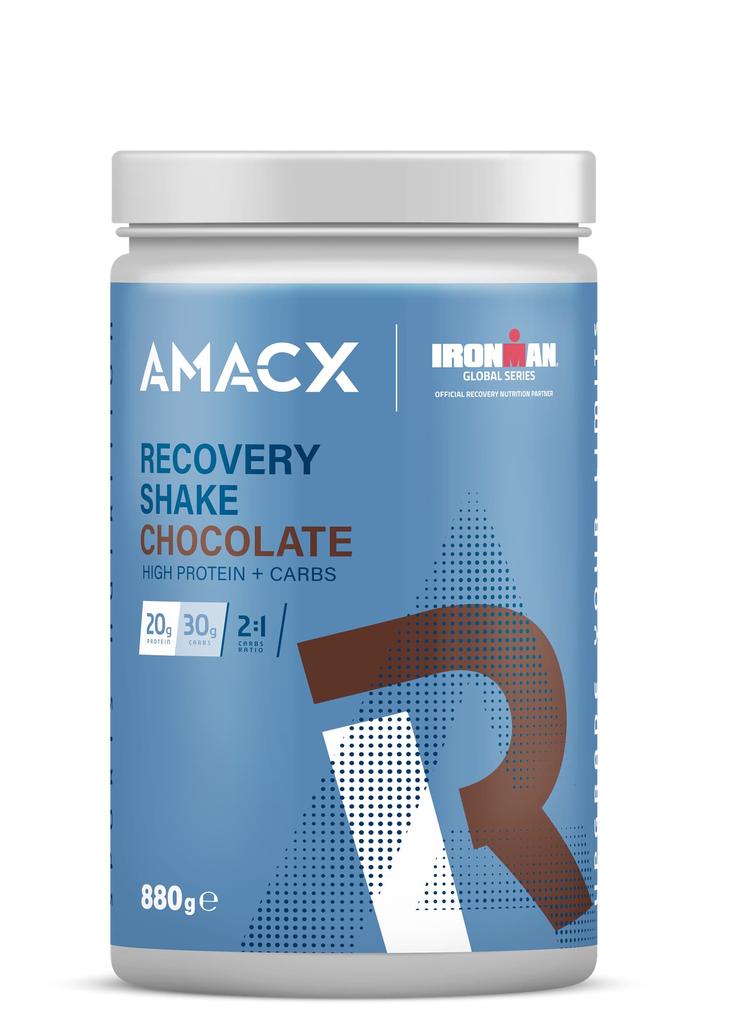 AMACX Recovery Shake Chocolate 880 g Proteinpräparat Blau, Herren, Größe: 0