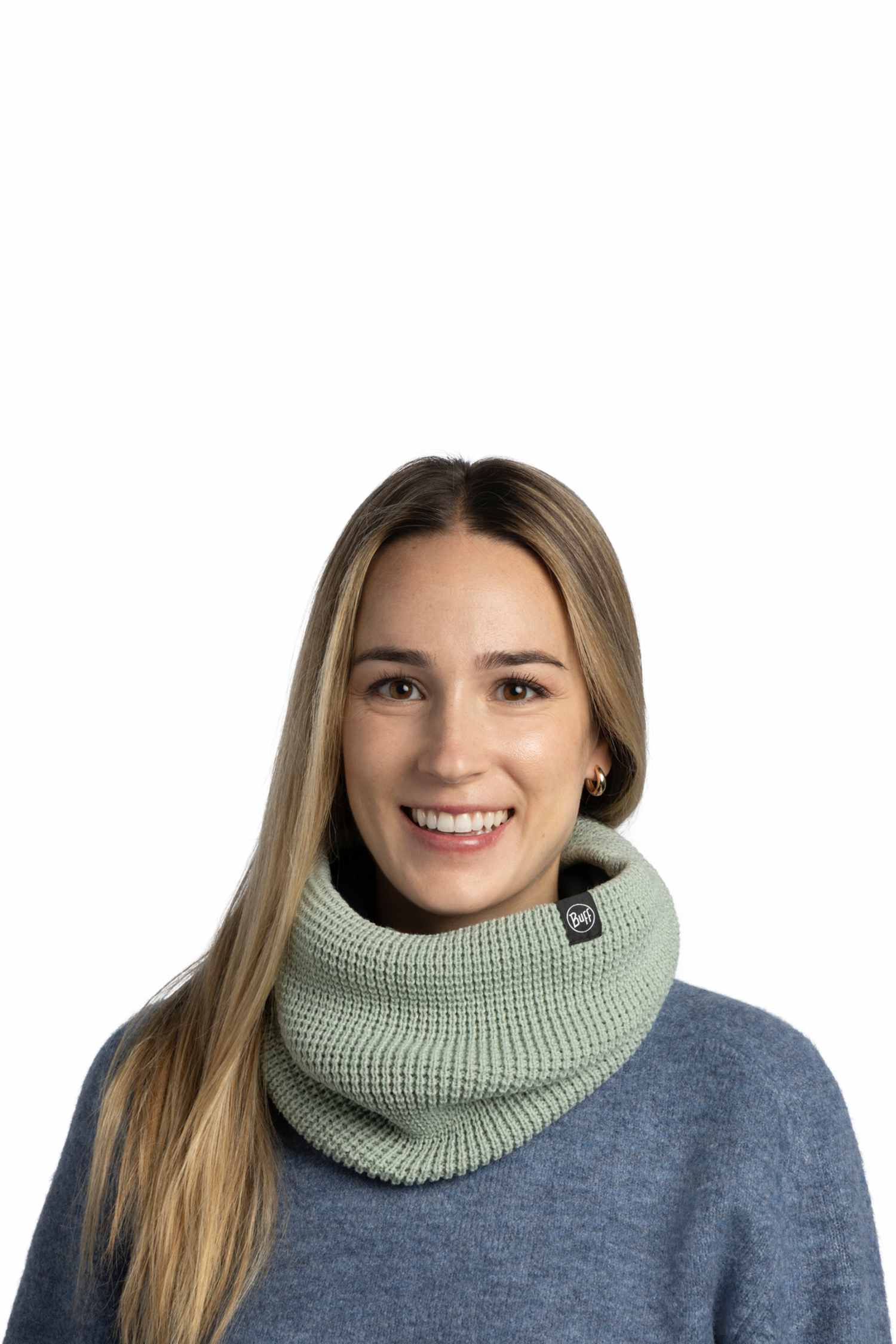 Image of Buff Strick + Polar Neckwarmer Mint, Damen, Größe: ONE SIZE