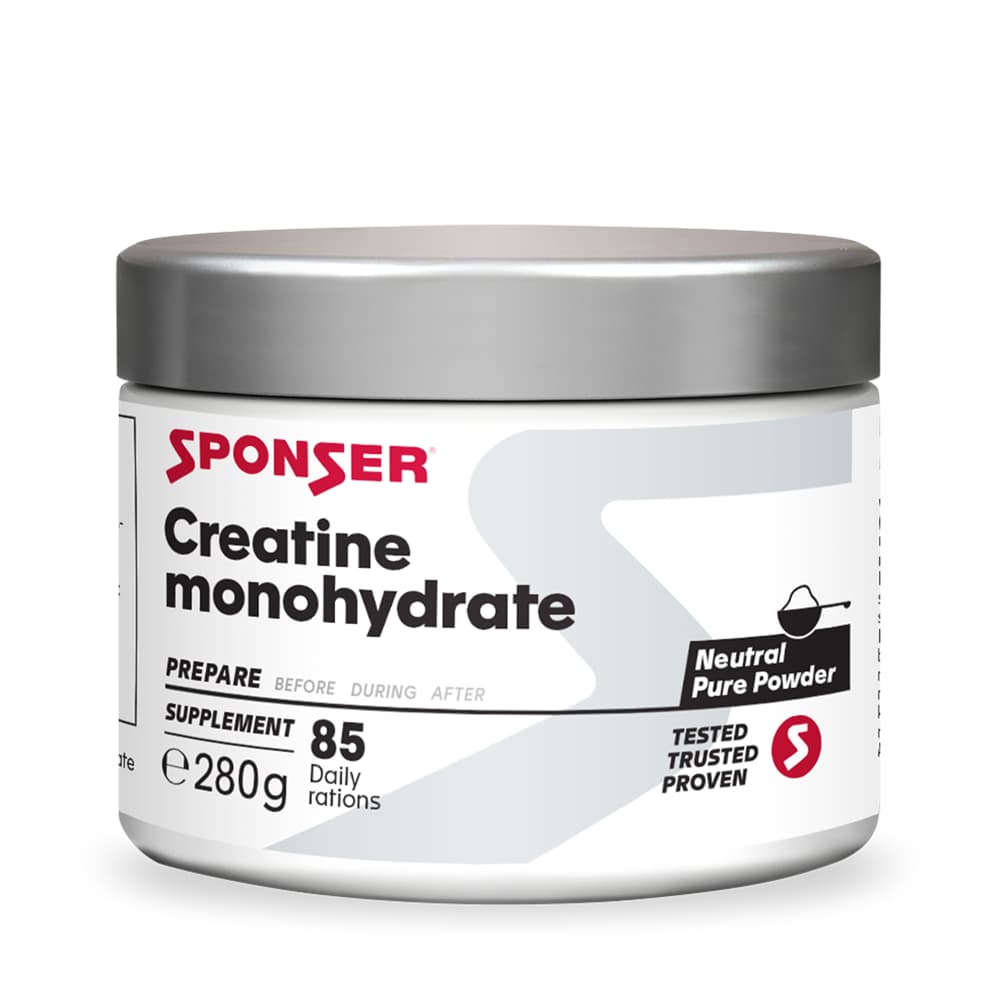Sponser Creatine Monohydrate 280 g neutral Nahrungsergänzung Weiss, Herren, Größe: 0