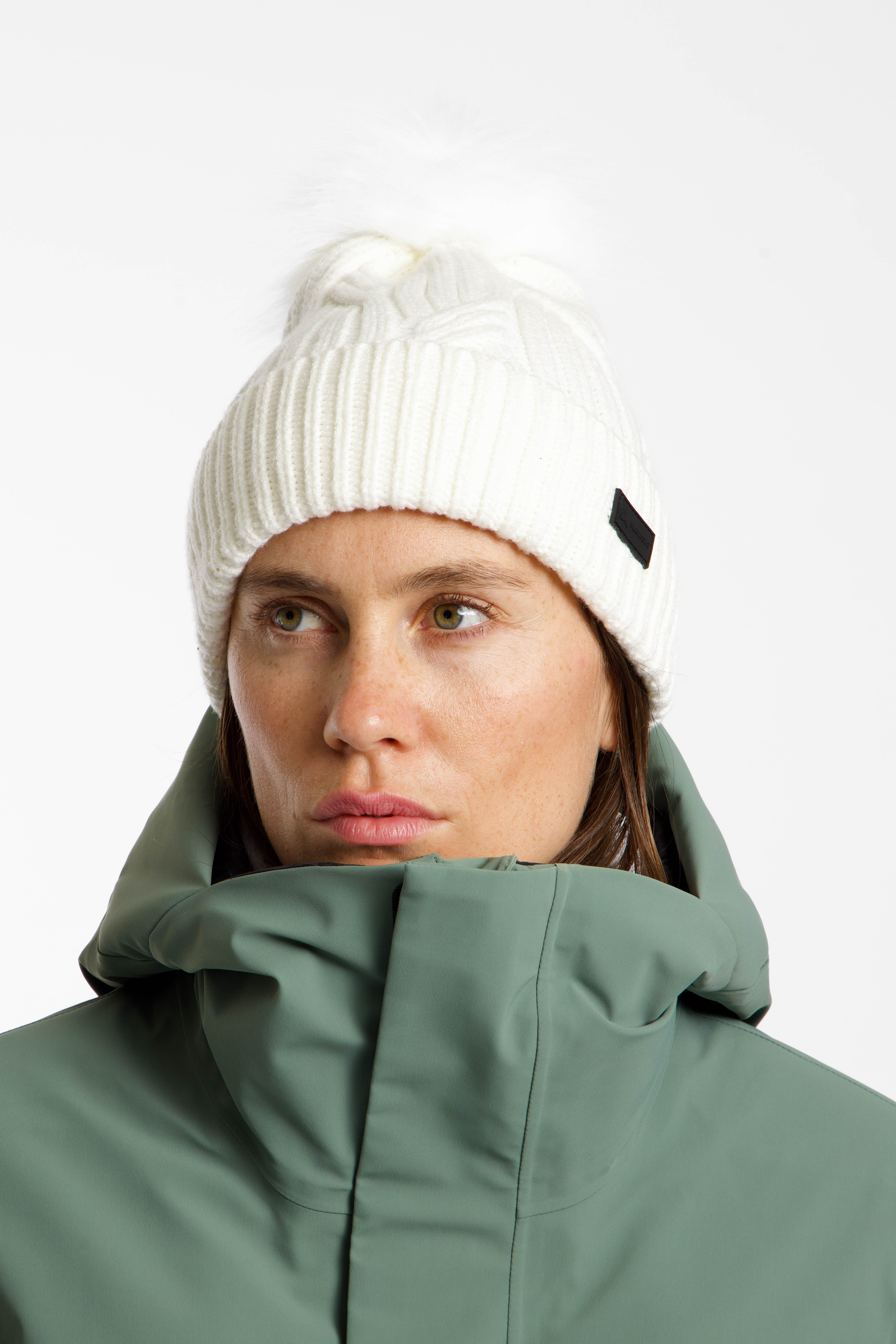 Image of ALBRIGHT Damen Mütze Weiss, Damen, Größe: ONE SIZE