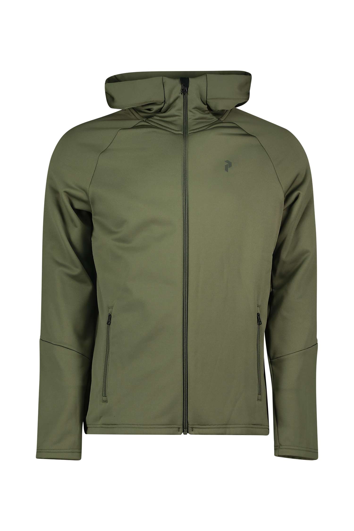 PEAK PERFORMANCE Rider Essentials Zip Hood Herren Midlayer Olive, Herren, Größe: S
