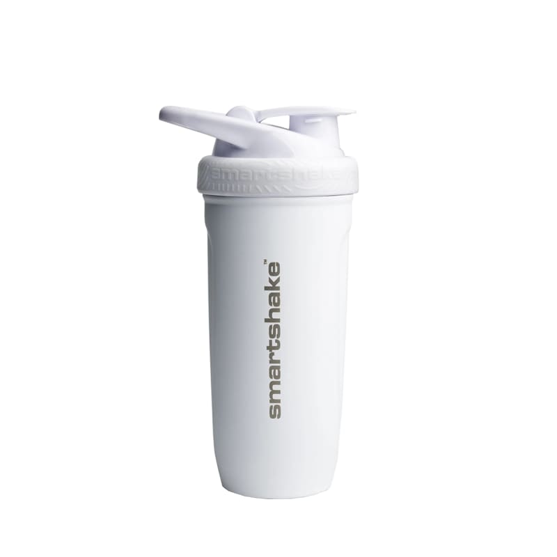smartshake Reforce Stainless Steel 900 ml Shaker Weiss, Herren, Größe: ONE SIZE
