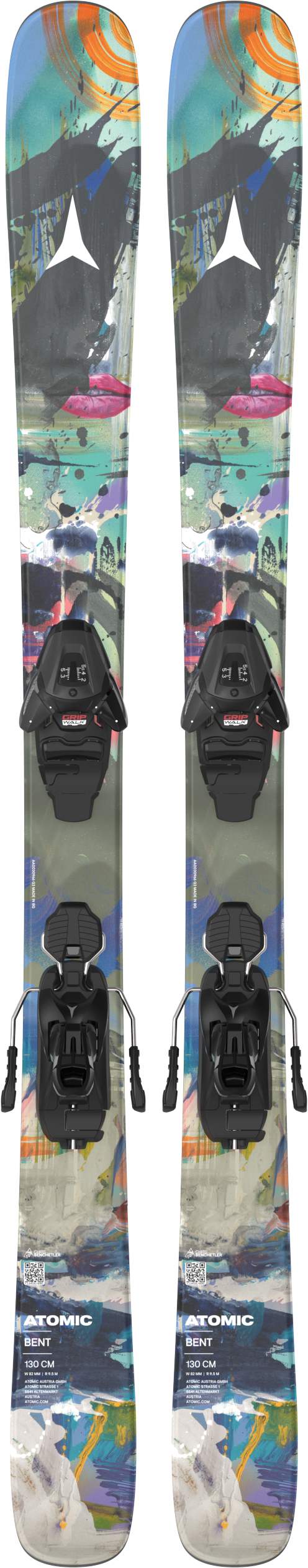Image of ATOMIC Bent 110-130 Kinder Ski Set 26/27 Multicolor, , Größe: 120