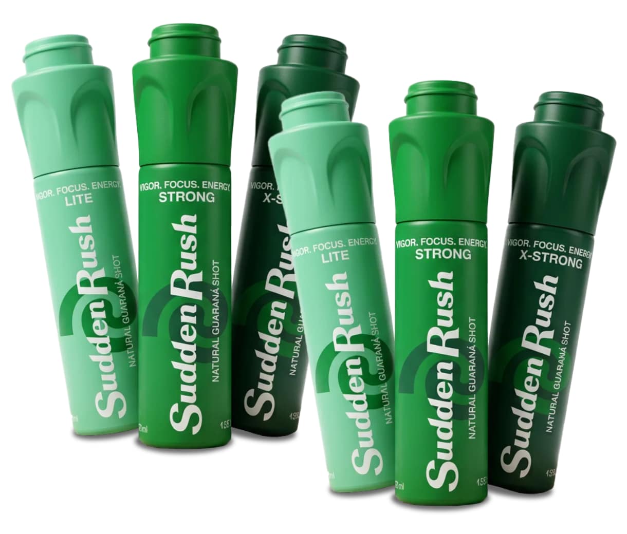 Sudden Rush 6-Pack Starter Pack Trinkampullen Grün, Herren, Größe: 0