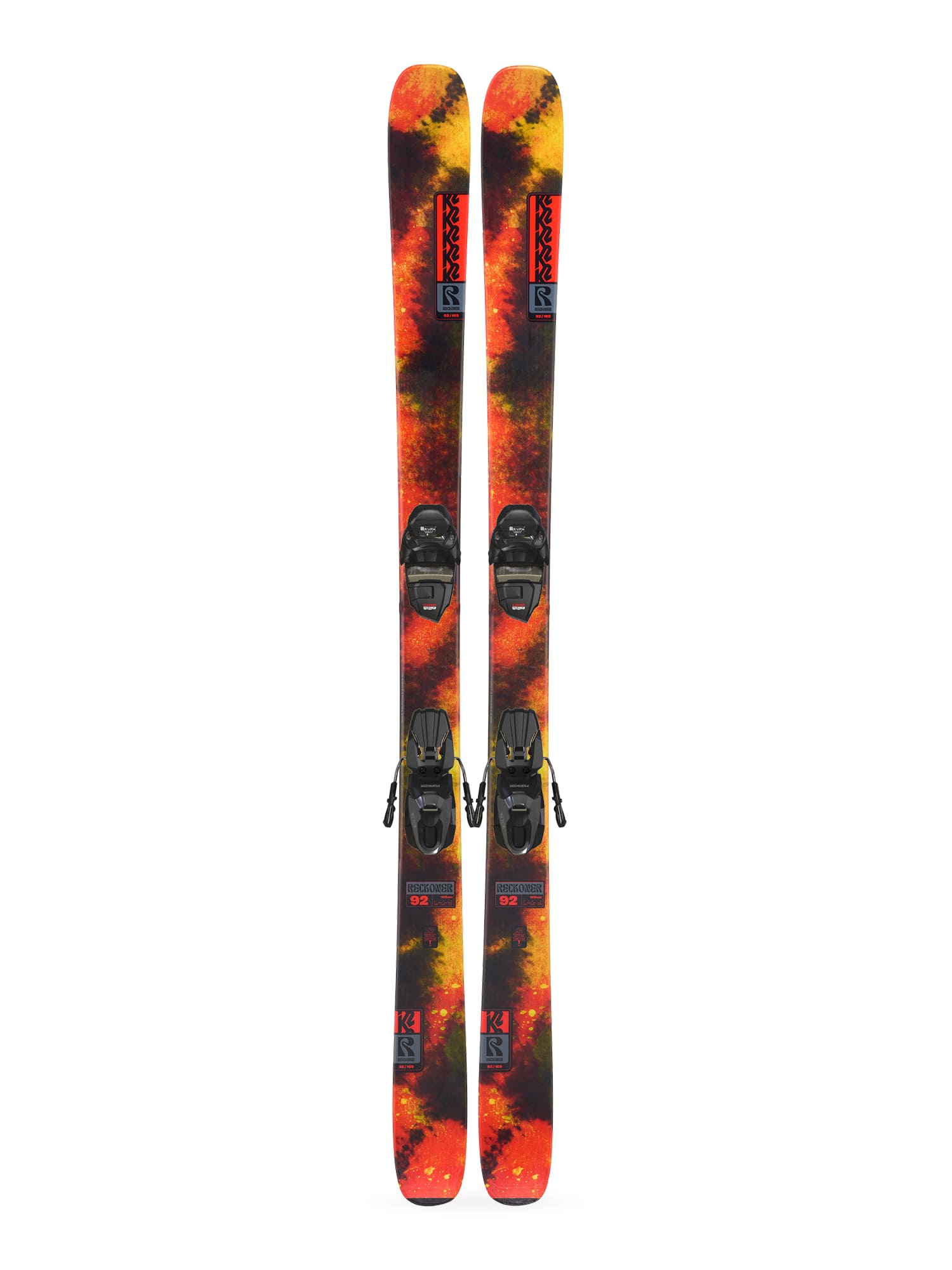 Image of K2 Reckoner 92 Ski Set 26/27 Orange, Herren, Größe: 159
