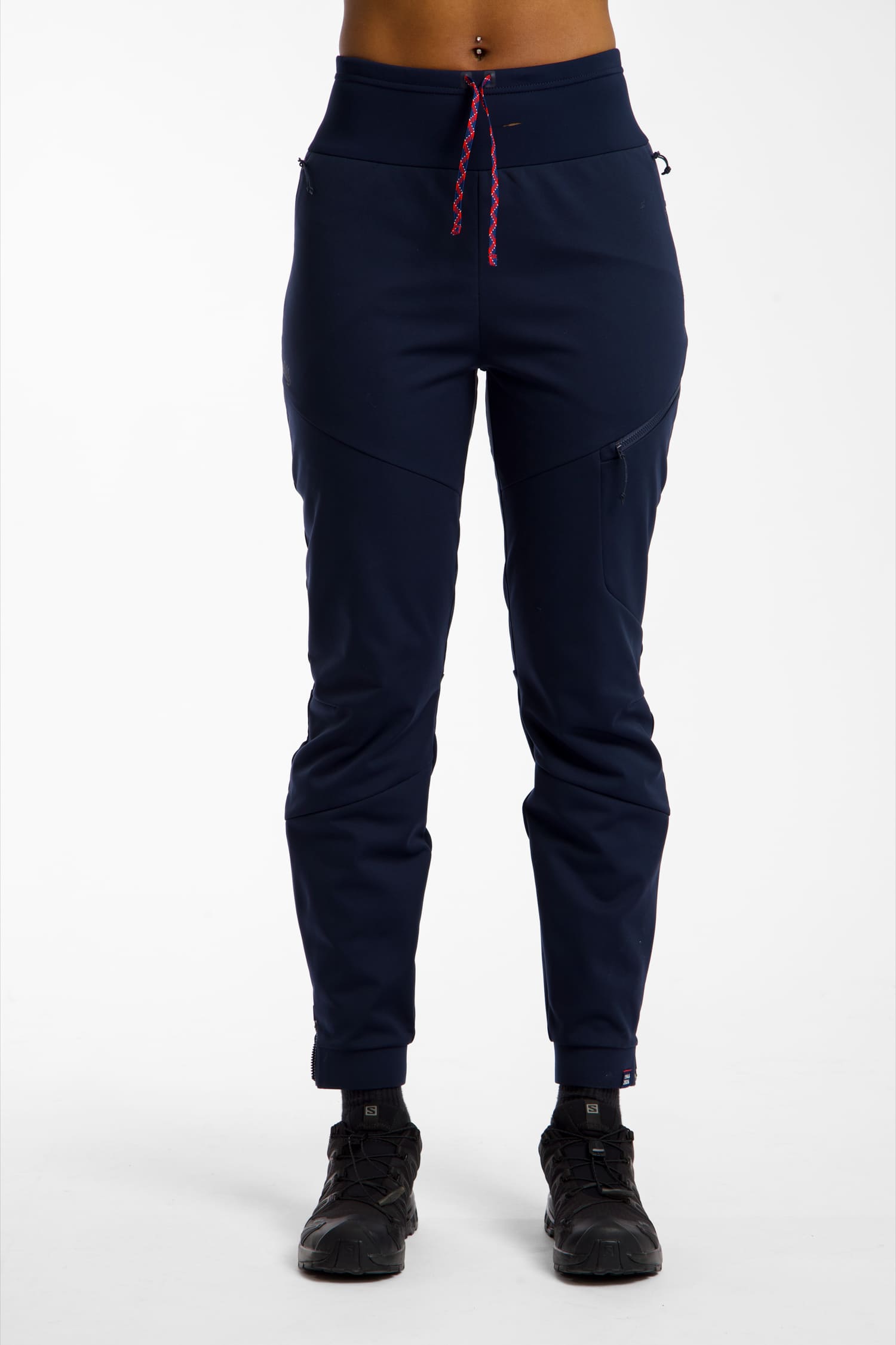 Image of Odlo Zeroweight X-Warm Insulated 80th Anniversary Damen Langlaufhose Dunkelblau, Damen, Größe: L