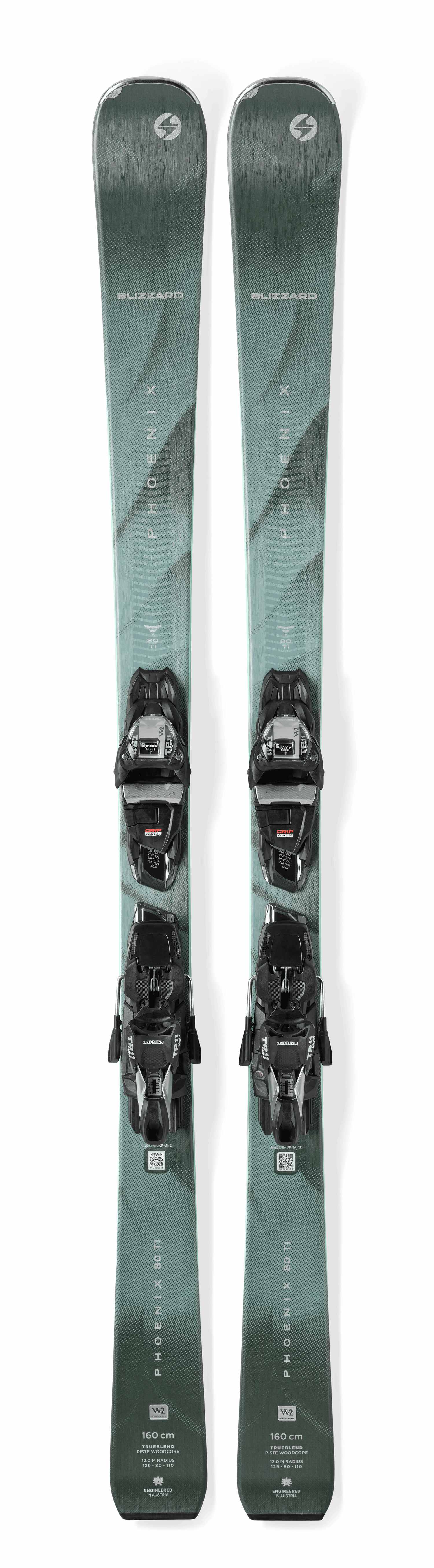 Image of Blizzard Phoenix 80 TI Damen Ski Set 26/27 Grün, Damen, Größe: 150