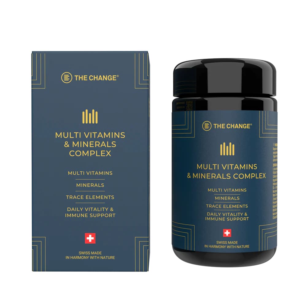 BE THE CHANGE Multi Vitamins & Minerals Complex Kapseln Weiss, Herren, Größe: 0