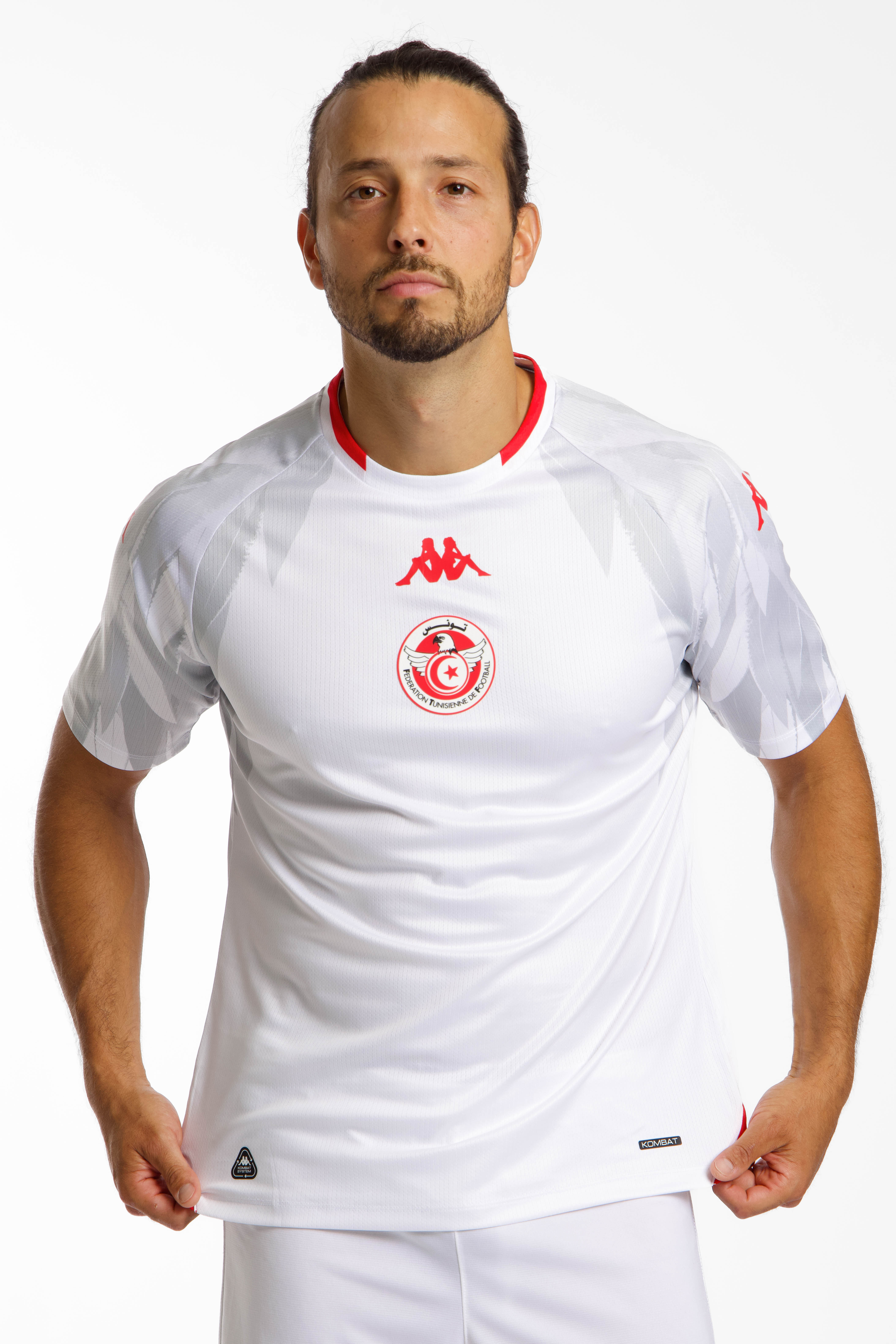 Image of Kappa Tunesien Home Replica Herren Fussballtrikot WM 2026 Rot, Herren, Größe: L