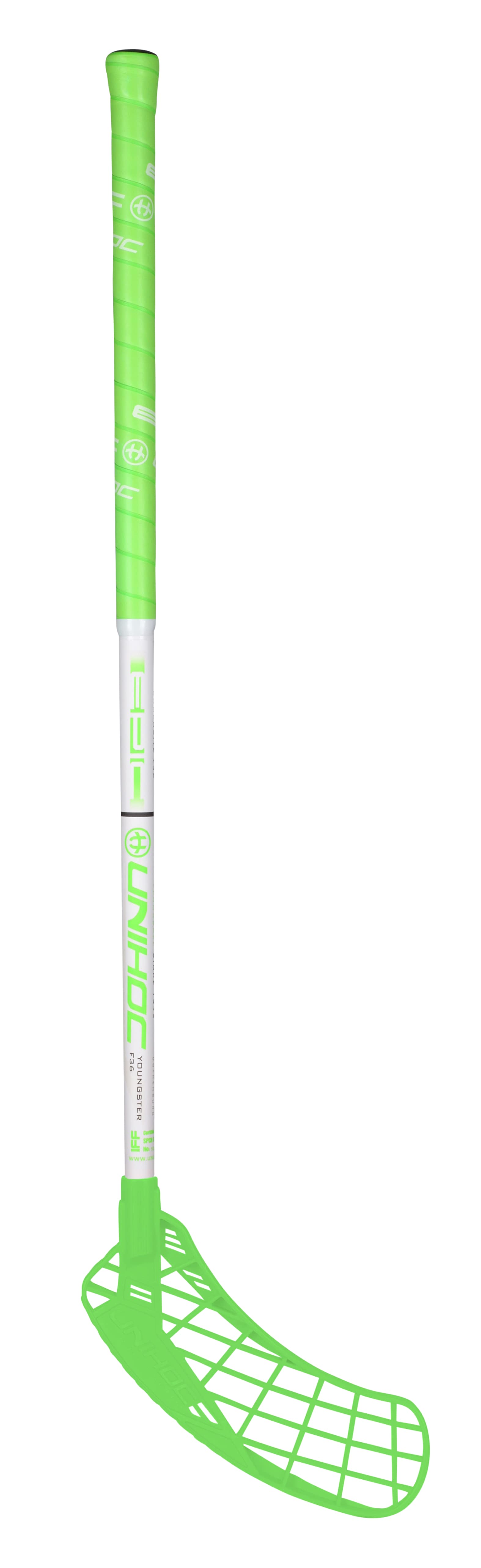 Unihoc Epic Youngster 36 75 cm Kinder Unihockeystock Grün, , Größe: R