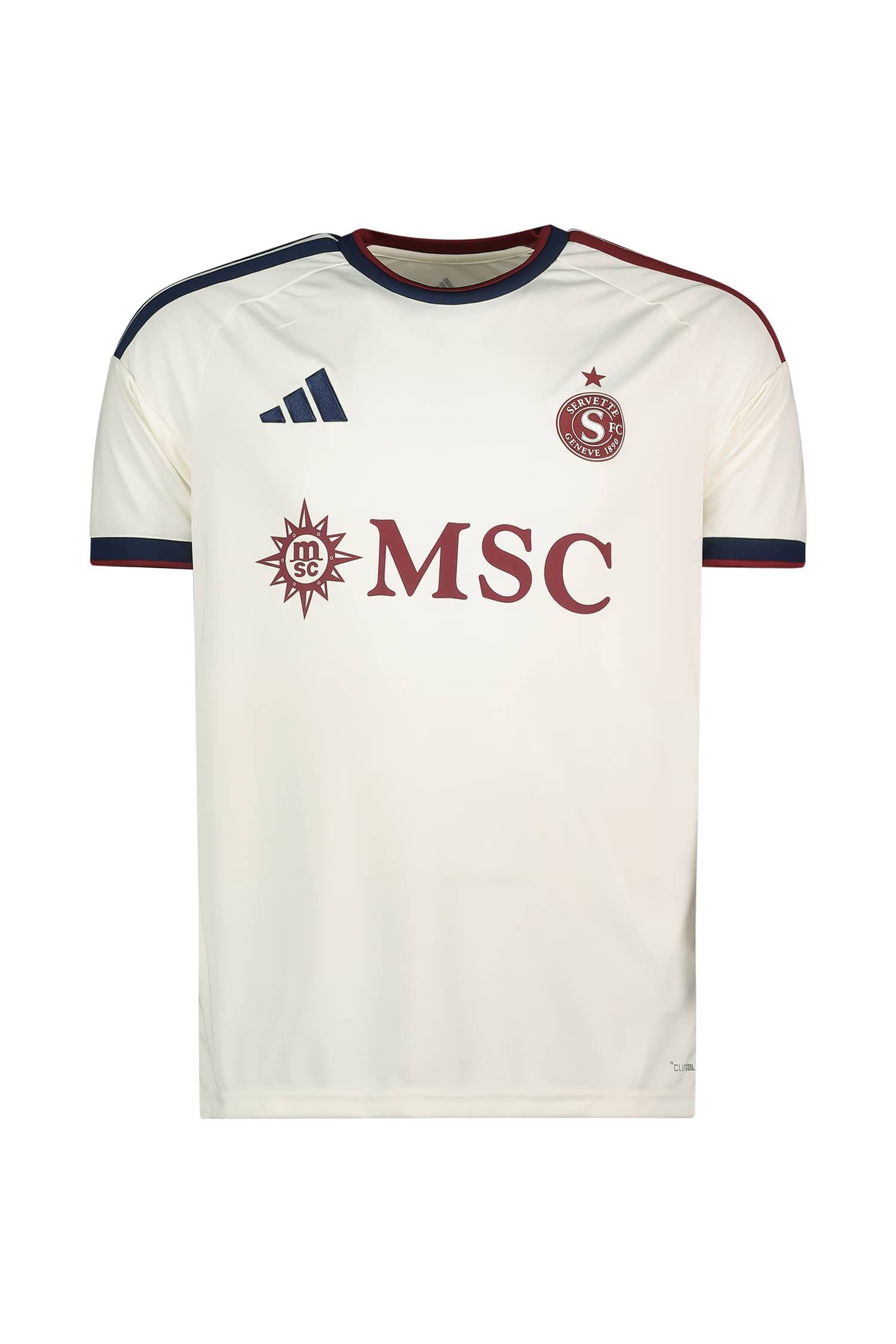 Image of adidas FC Servette Away Replica Herren Fussballtrikot 26/27 Beige, Herren, Größe: L