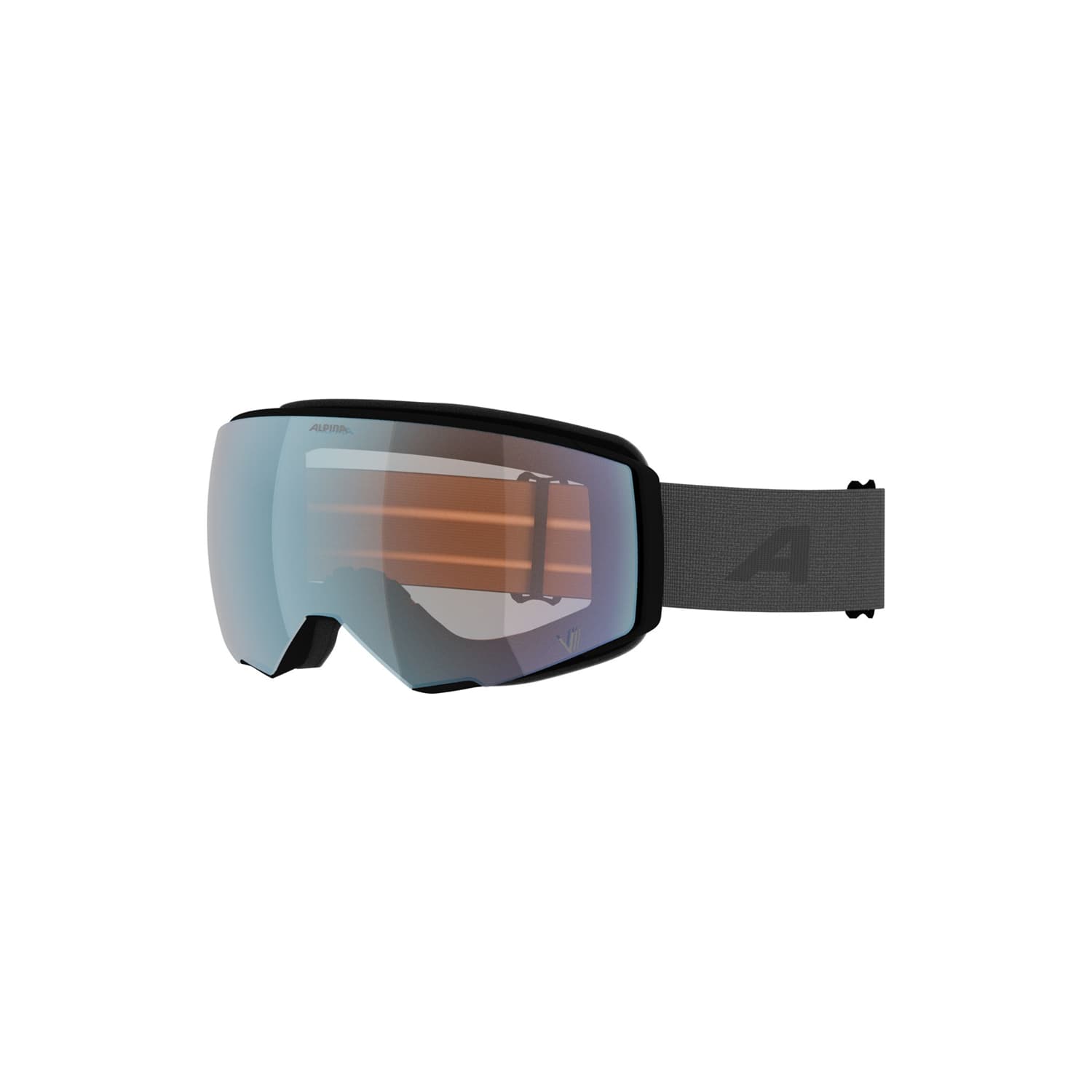 Image of ALPINA Granby 2 S Q Skibrille Grau, Herren, Größe: ONE SIZE