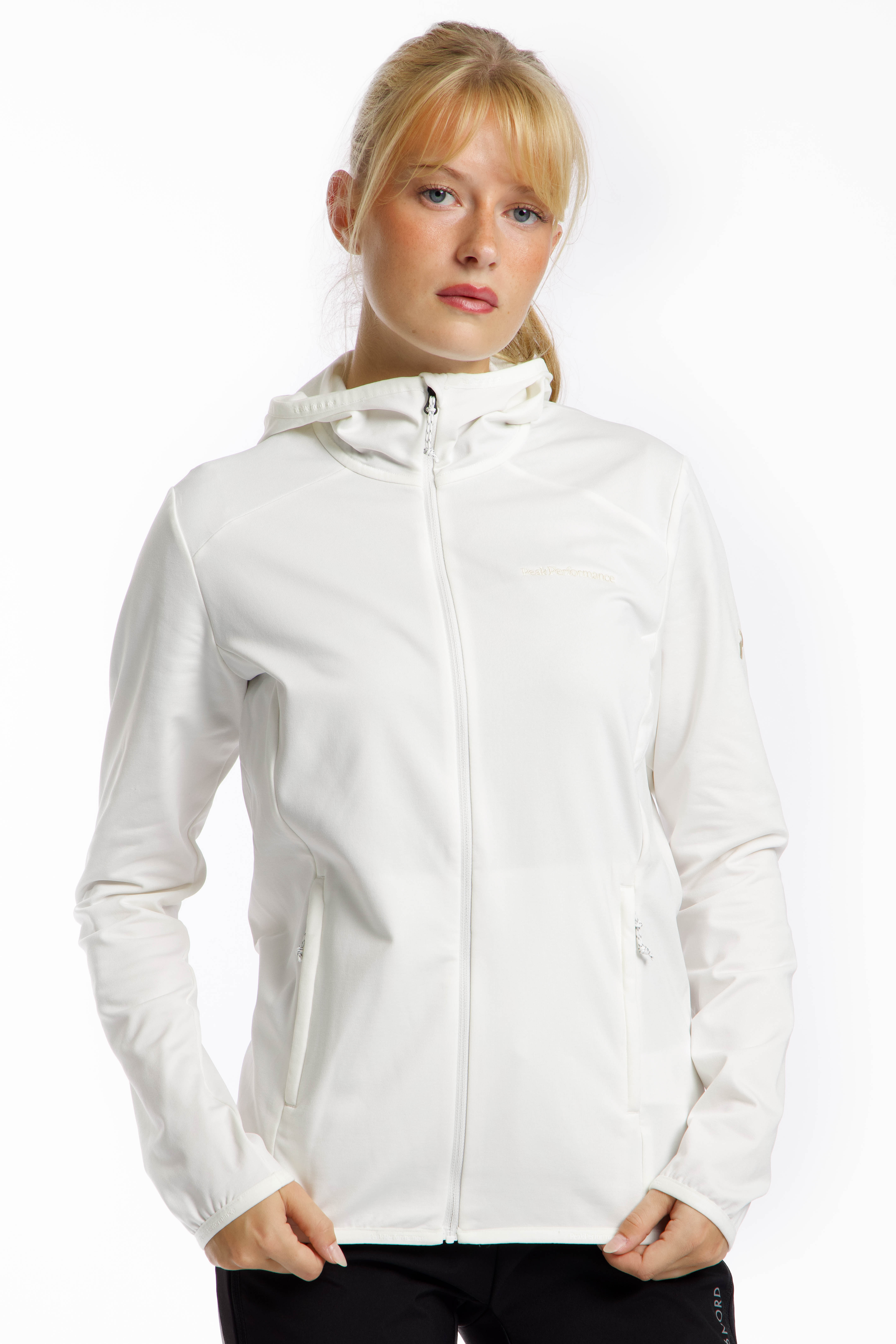 Image of PEAK PERFORMANCE Light Zip Hood Damen Midlayer Weiss, Damen, Größe: L