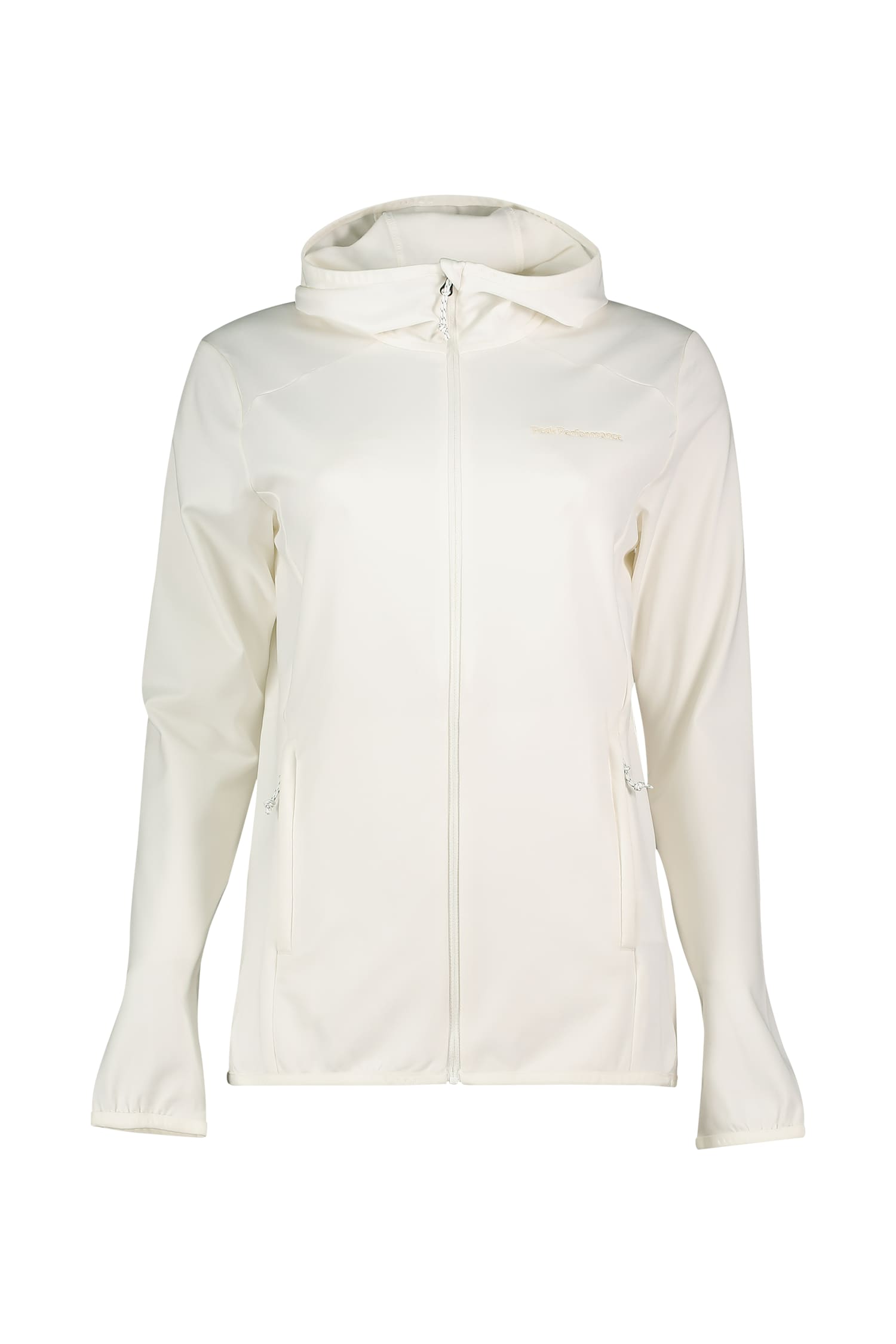 PEAK PERFORMANCE Light Zip Hood Damen Midlayer Weiss, Damen, Größe: M