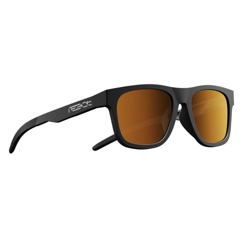 React No 7 Sportbrille Schwarz, Herren, Größe: ONE SIZE